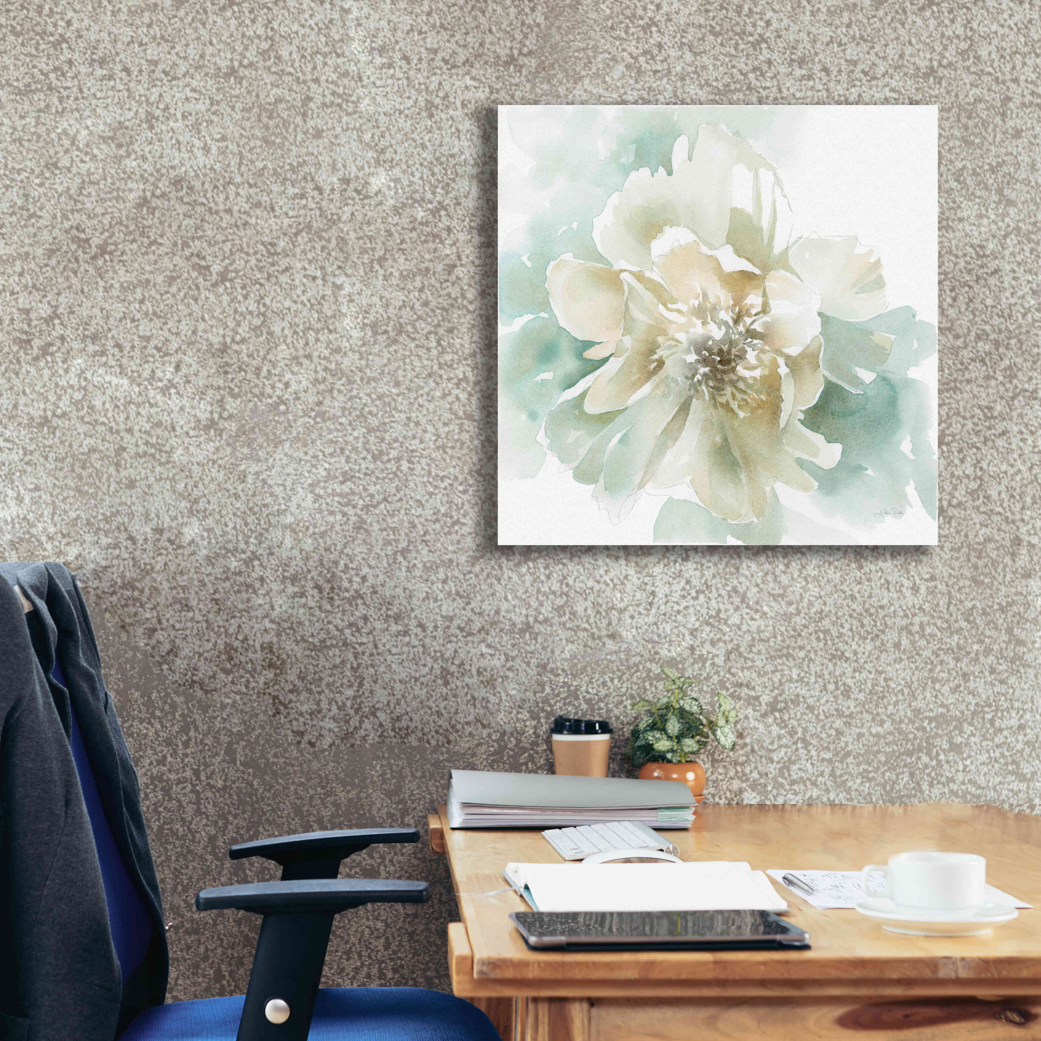 'Poetic Blooming II' by Katrina Pete, Giclee Canvas Wall Art,26x26