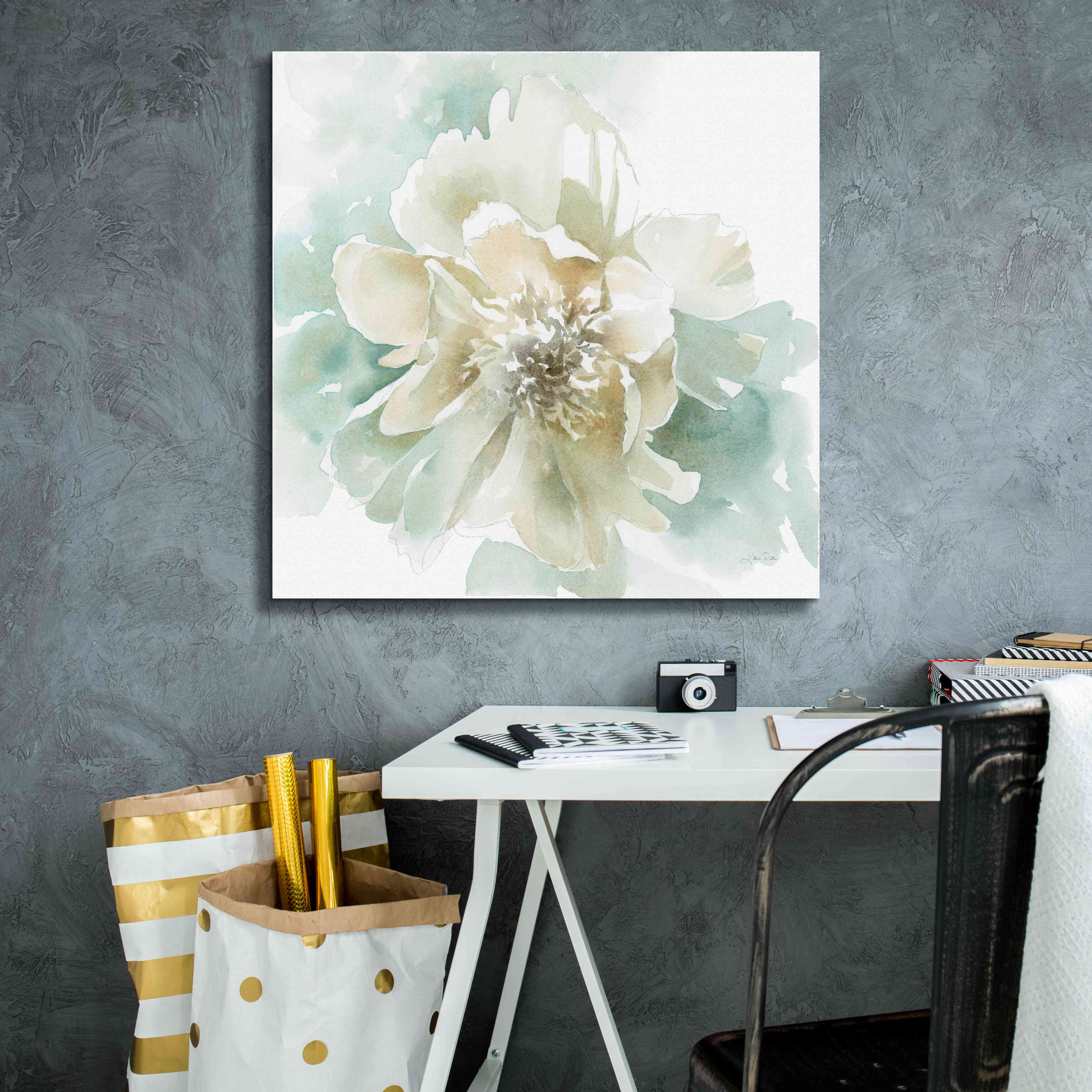 'Poetic Blooming II' by Katrina Pete, Giclee Canvas Wall Art,26x26