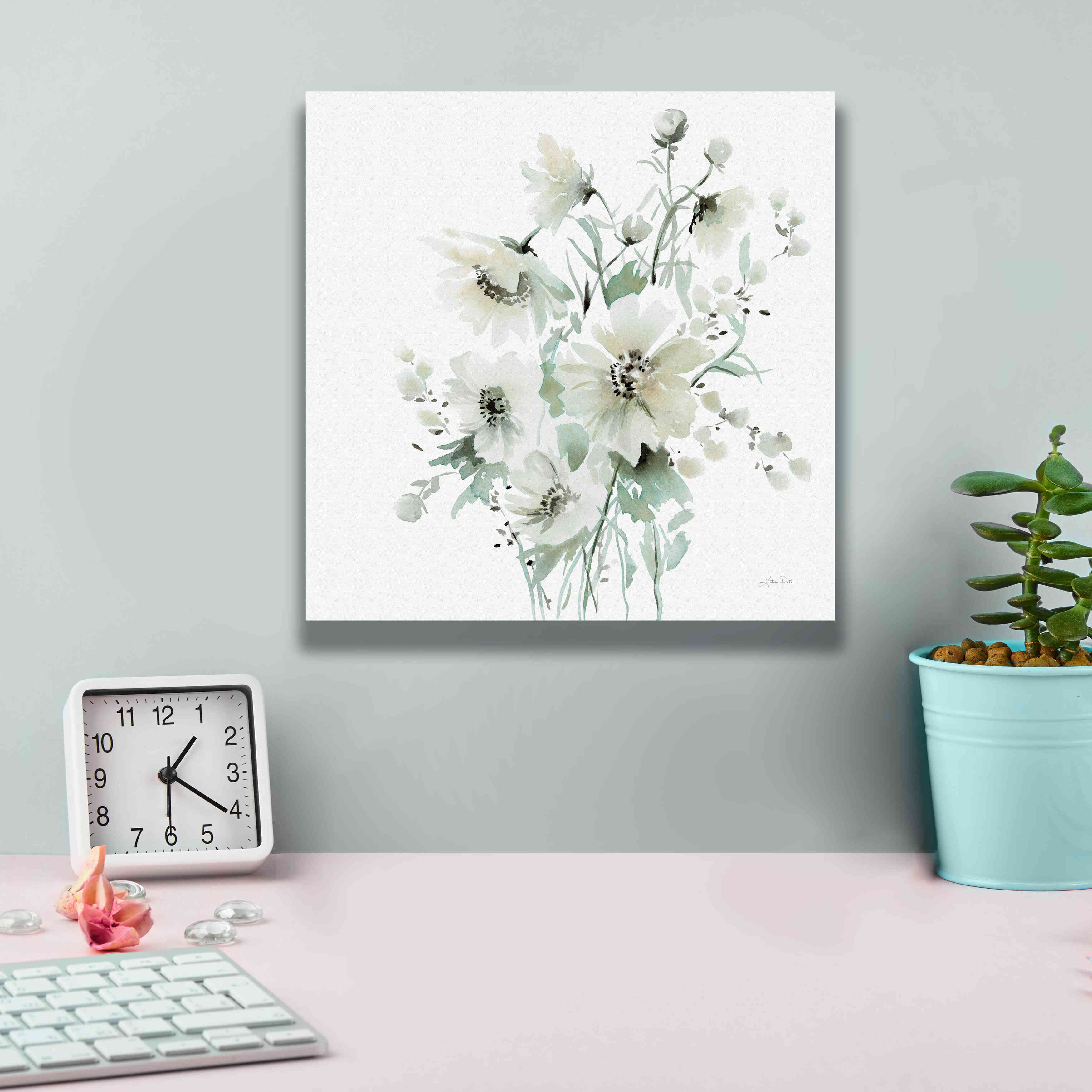 'Secret Garden Bouquet I' by Katrina Pete, Giclee Canvas Wall Art,12x12