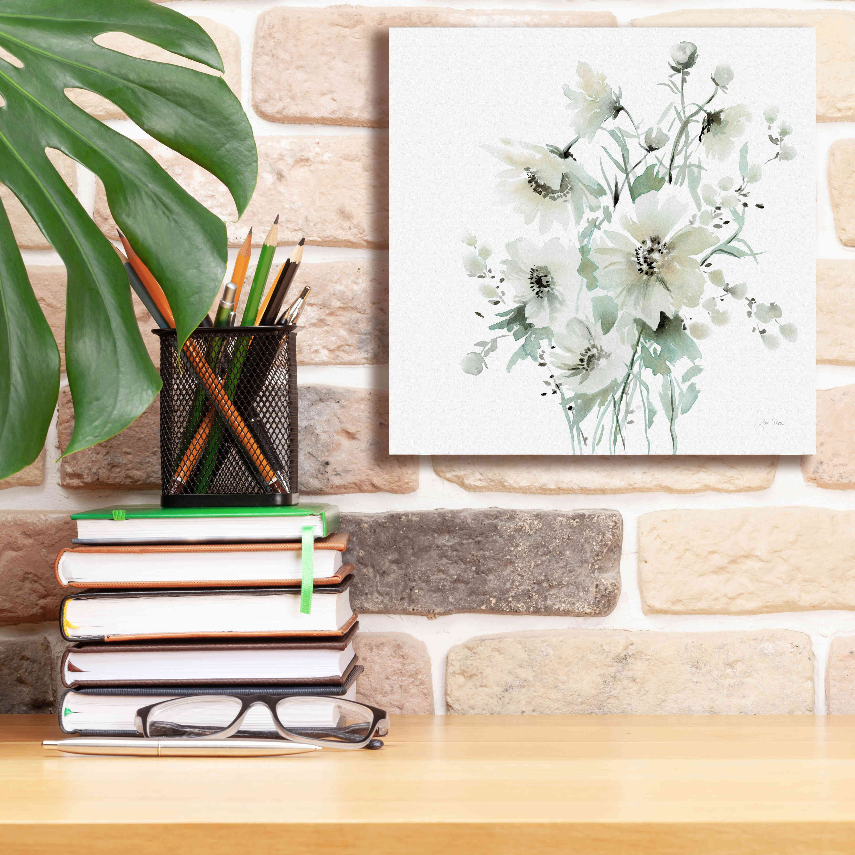 'Secret Garden Bouquet I' by Katrina Pete, Giclee Canvas Wall Art,12x12