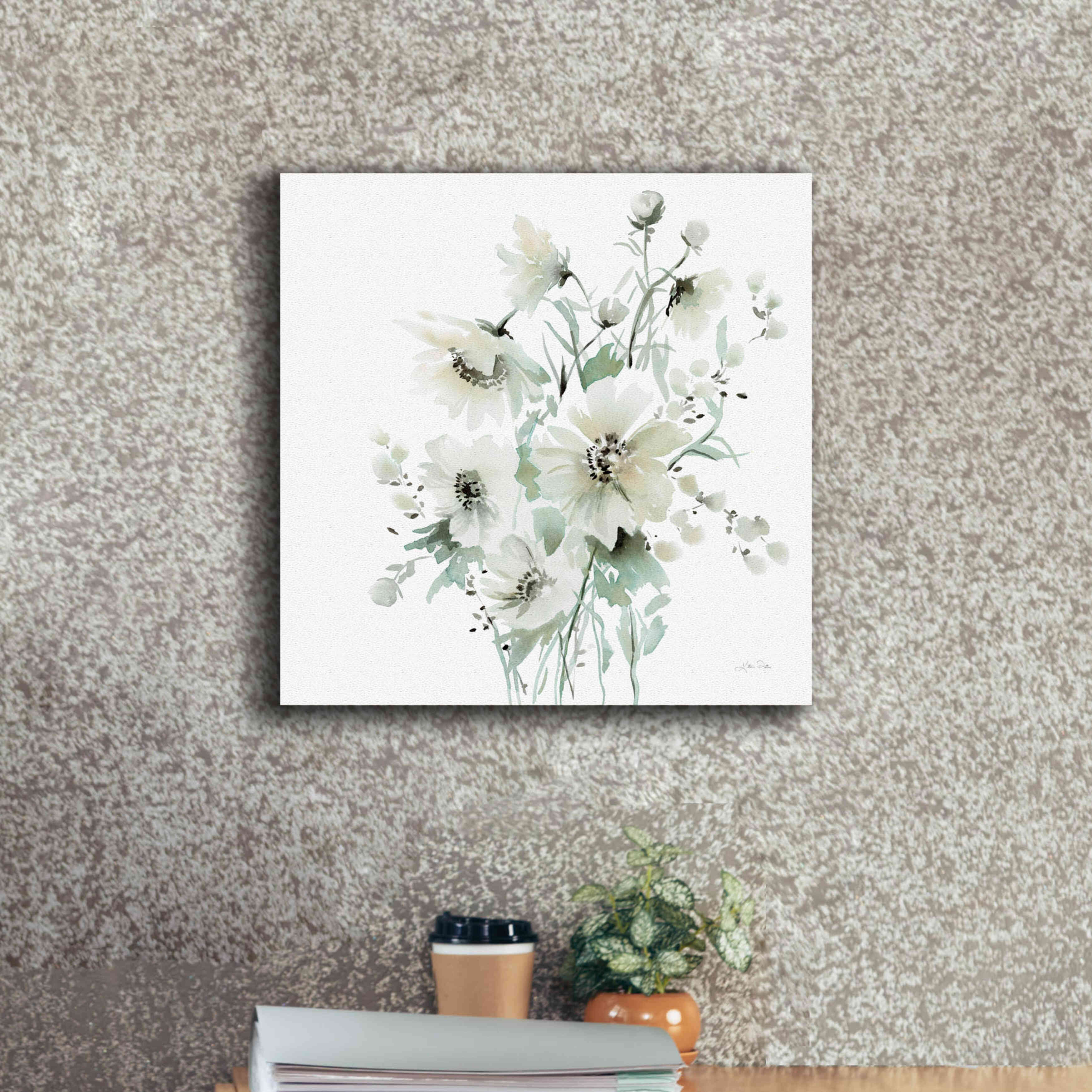 'Secret Garden Bouquet I' by Katrina Pete, Giclee Canvas Wall Art,18x18