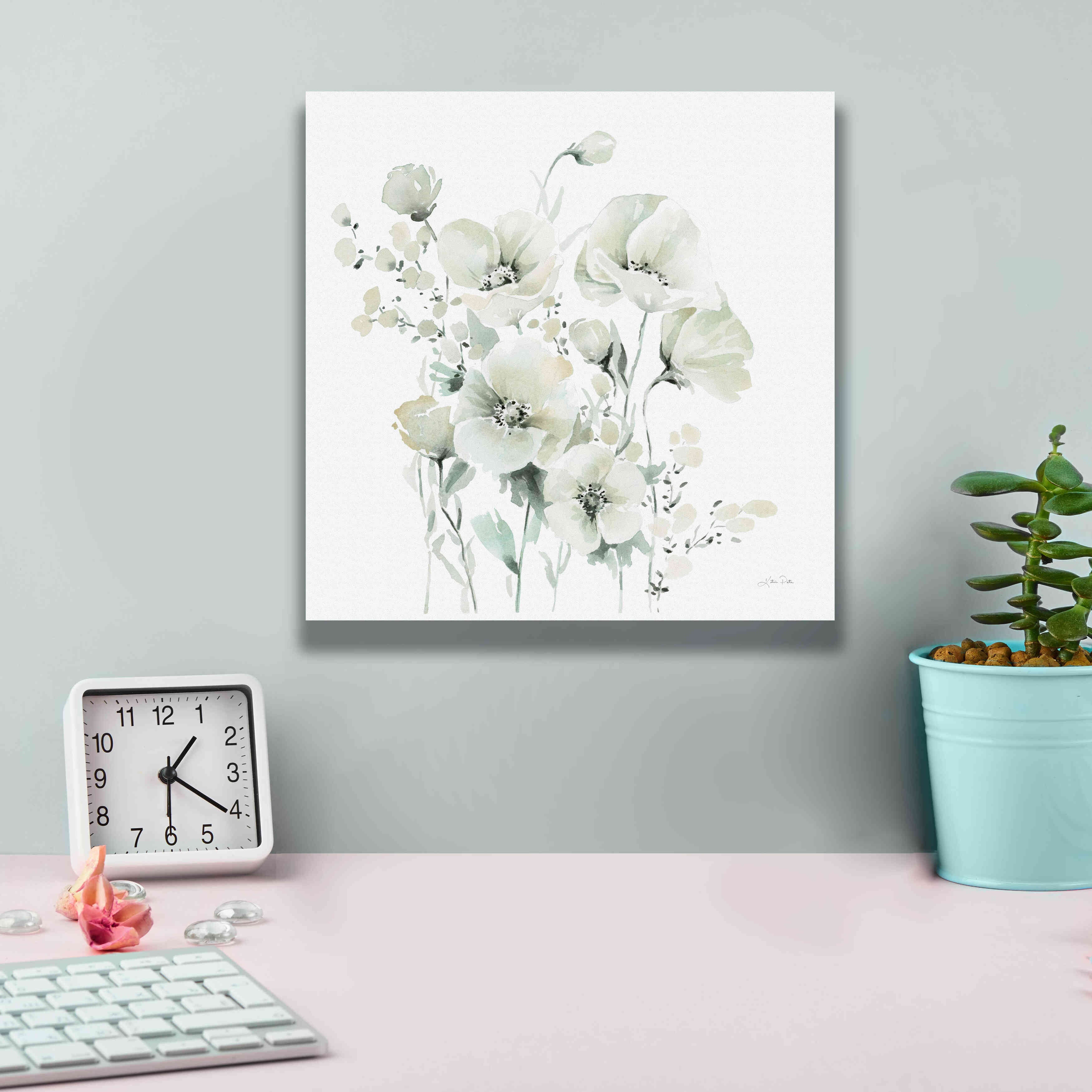 'Secret Garden Bouquet II' by Katrina Pete, Giclee Canvas Wall Art,12x12
