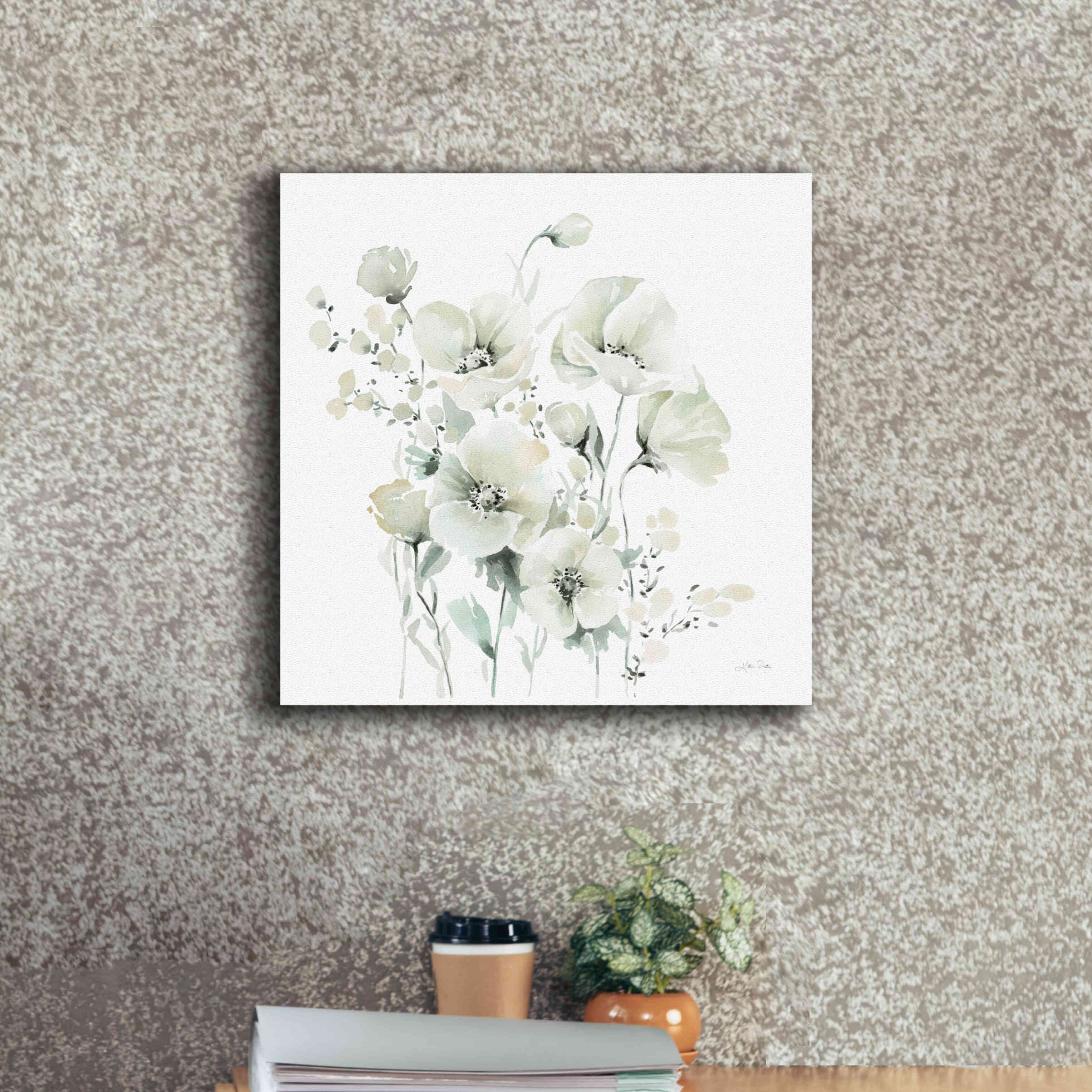 'Secret Garden Bouquet II' by Katrina Pete, Giclee Canvas Wall Art,18x18