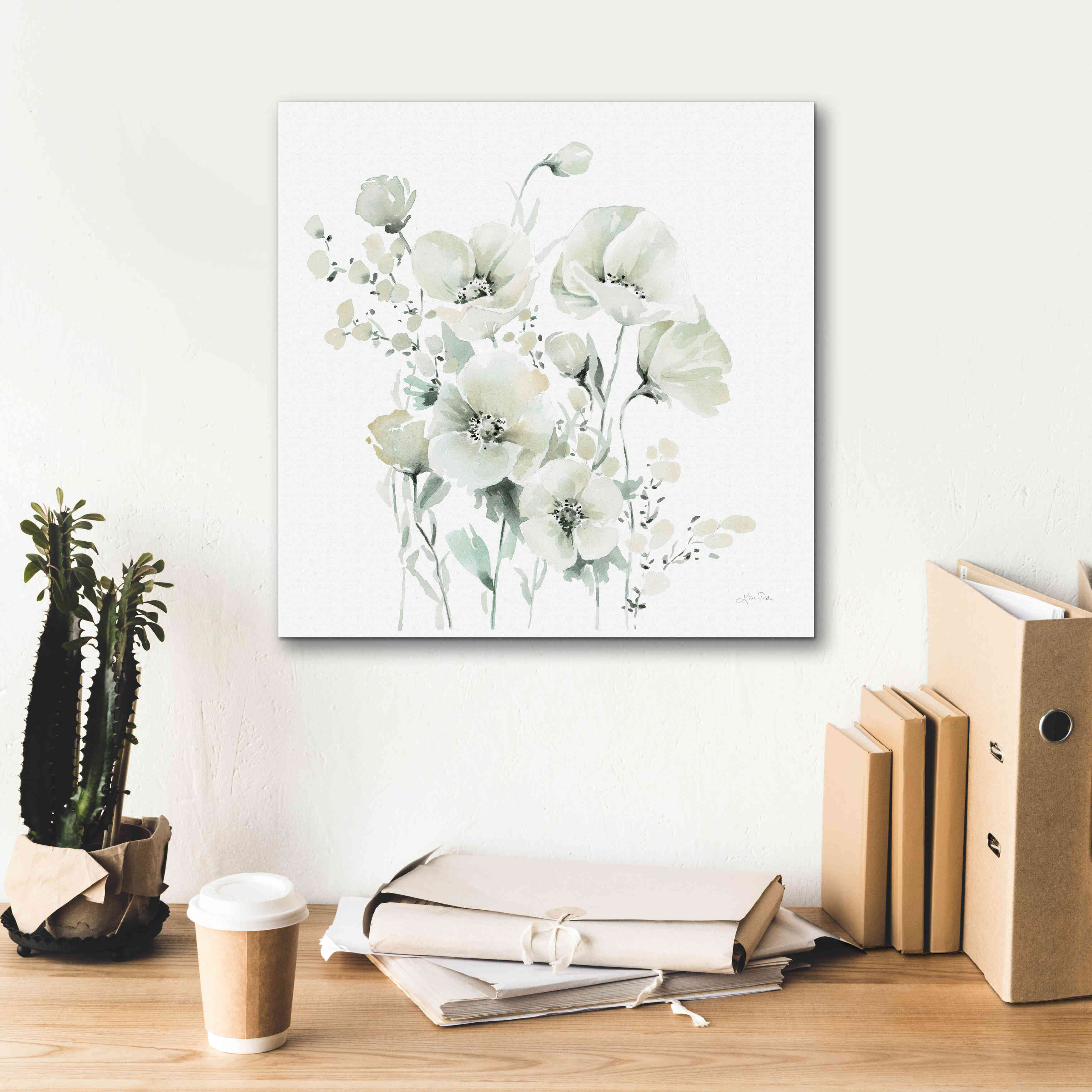 'Secret Garden Bouquet II' by Katrina Pete, Giclee Canvas Wall Art,18x18