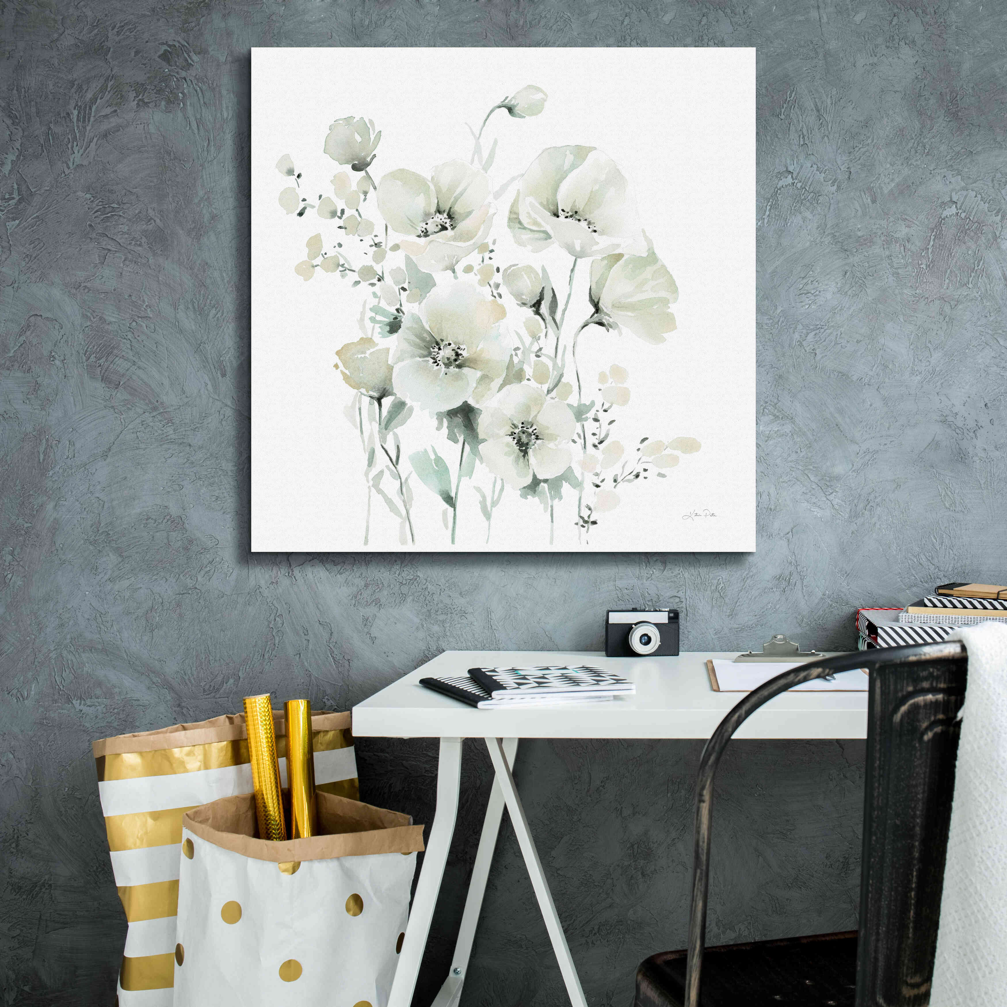 'Secret Garden Bouquet II' by Katrina Pete, Giclee Canvas Wall Art,26x26