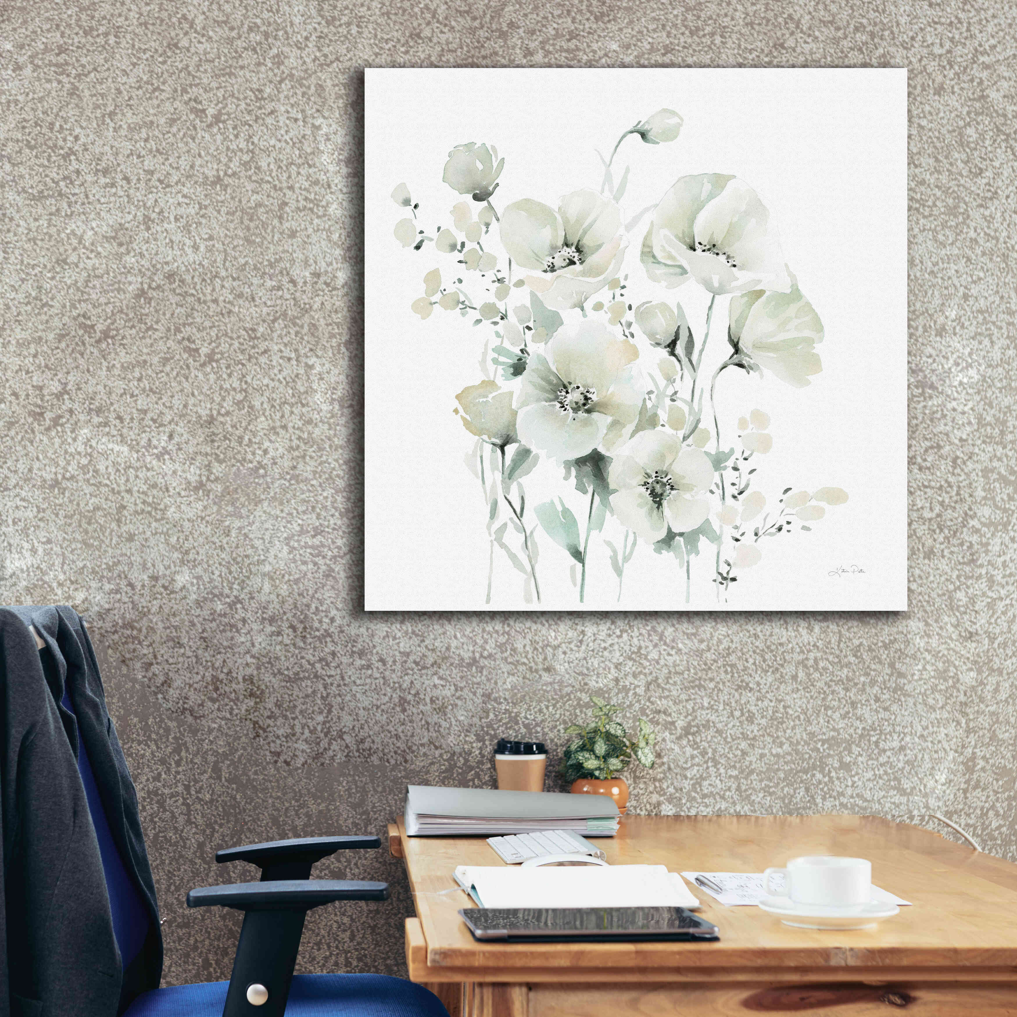 'Secret Garden Bouquet II' by Katrina Pete, Giclee Canvas Wall Art,37x37