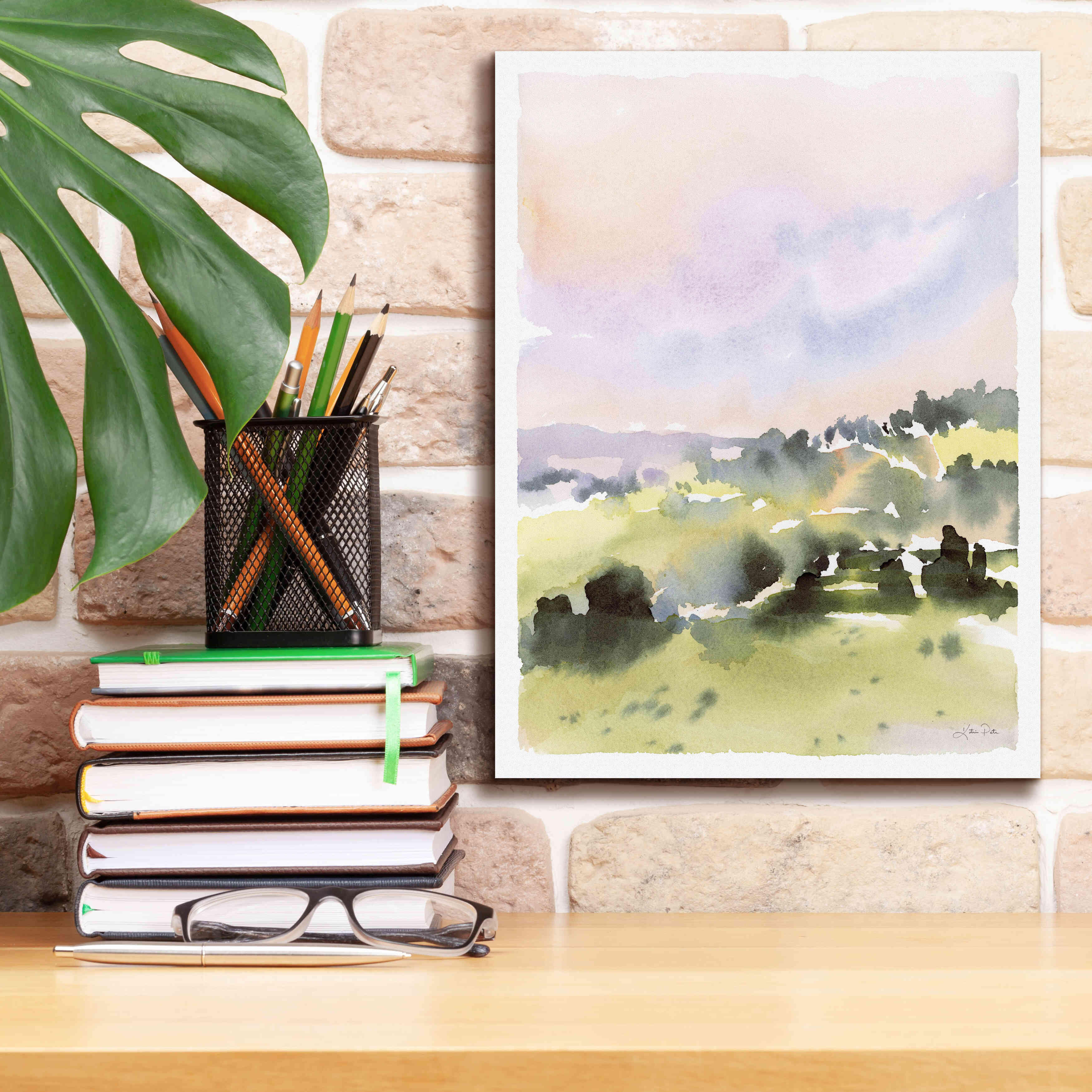 'Spring Hills II' by Katrina Pete, Giclee Canvas Wall Art,12x16