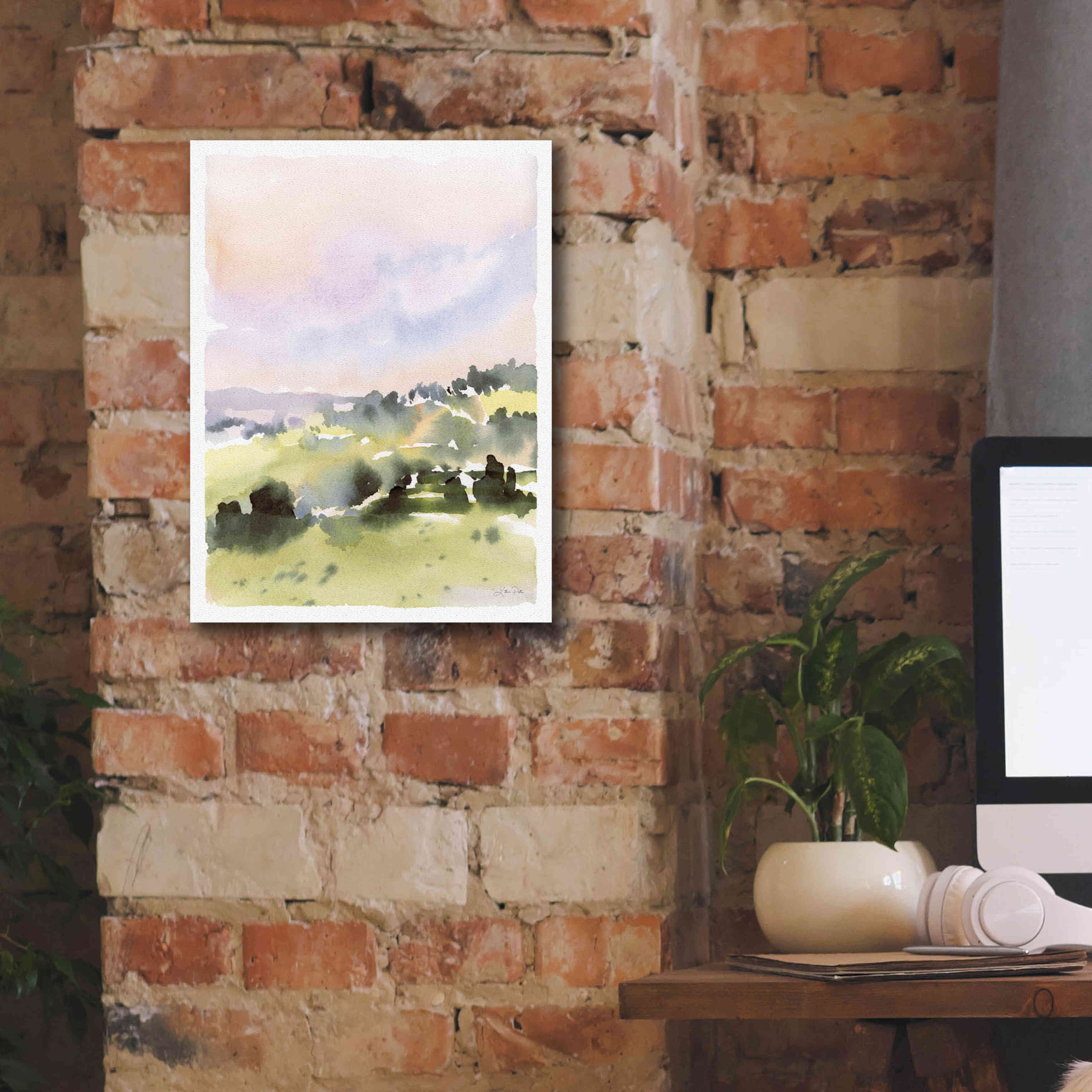 'Spring Hills II' by Katrina Pete, Giclee Canvas Wall Art,12x16