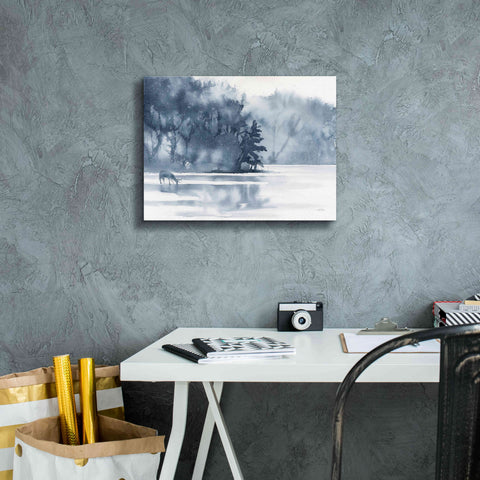 Image of 'Winter Lake' by Katrina Pete, Giclee Canvas Wall Art,16x12