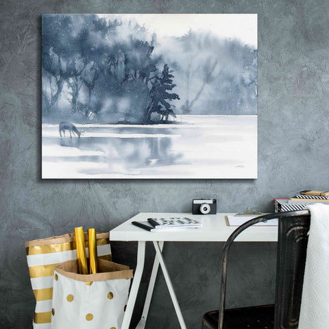 Image of 'Winter Lake' by Katrina Pete, Giclee Canvas Wall Art,34x26