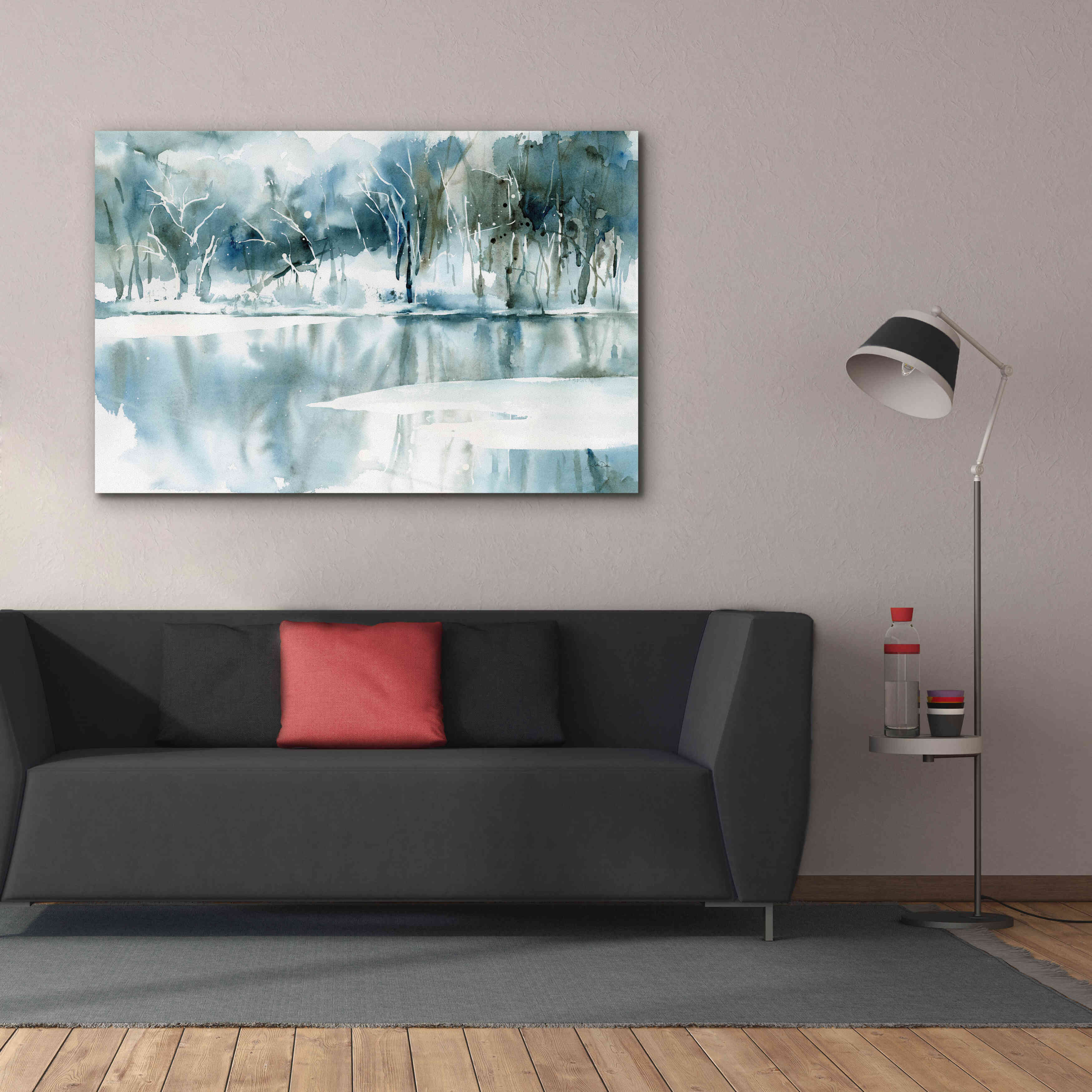 'Blue Reflections' by Katrina Pete, Giclee Canvas Wall Art,60x40