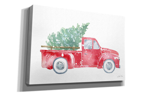 Image of 'Christmas Truck' by Katrina Pete, Giclee Canvas Wall Art