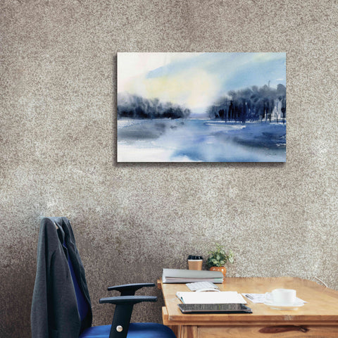 Image of 'Winter River' by Katrina Pete, Giclee Canvas Wall Art,40x26