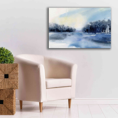 Image of 'Winter River' by Katrina Pete, Giclee Canvas Wall Art,40x26