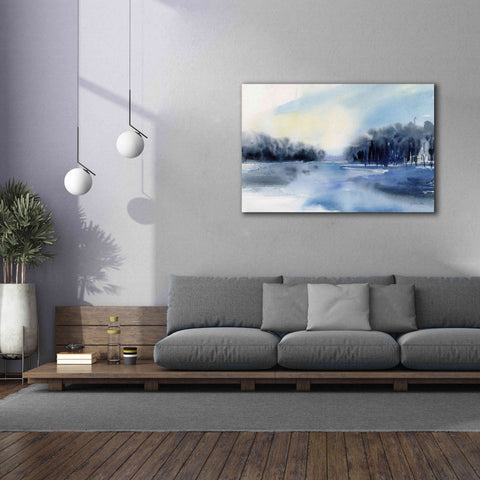 Image of 'Winter River' by Katrina Pete, Giclee Canvas Wall Art,60x40