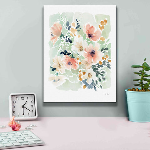 Image of 'Spring Florals' by Katrina Pete, Giclee Canvas Wall Art,12x16