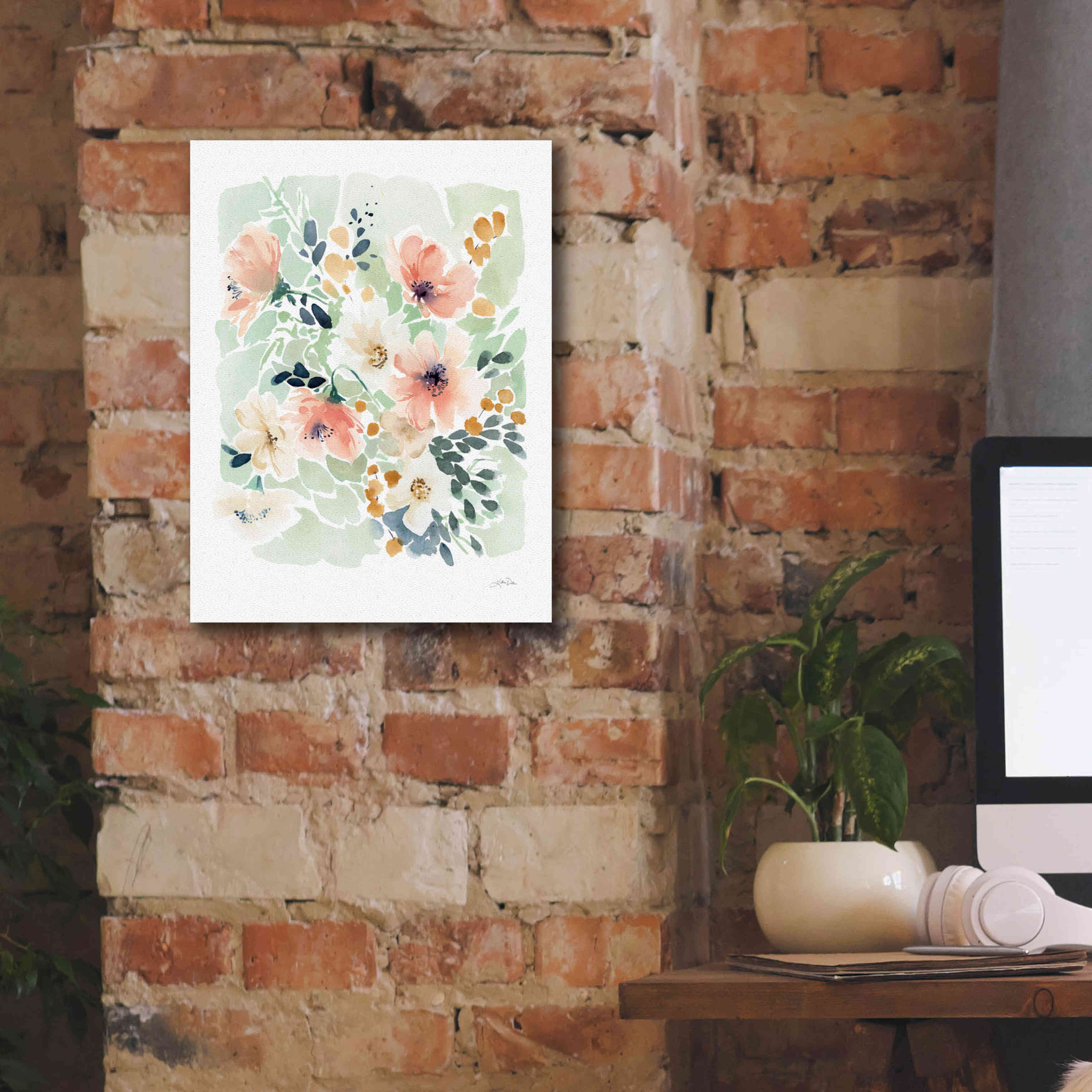 'Spring Florals' by Katrina Pete, Giclee Canvas Wall Art,12x16