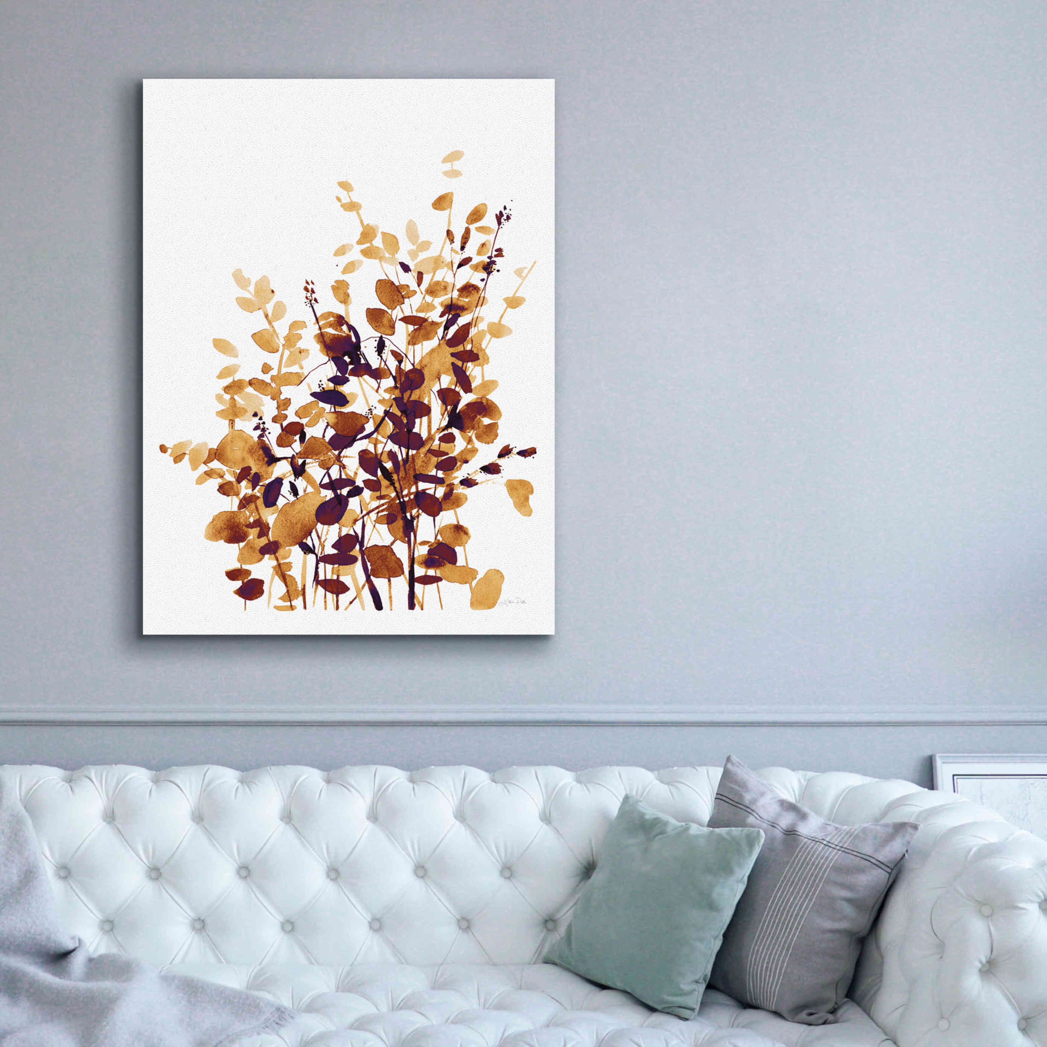 'Brown Botanicals' by Katrina Pete, Giclee Canvas Wall Art,40x54