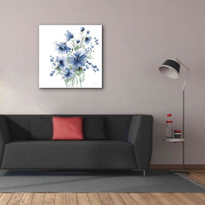 'Secret Garden Bouquet I Blue' by Katrina Pete, Giclee Canvas Wall Art,37x37