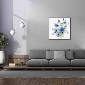 'Secret Garden Bouquet I Blue' by Katrina Pete, Giclee Canvas Wall Art,37x37