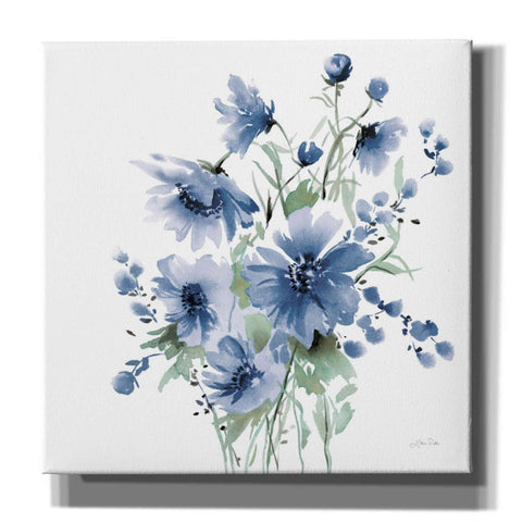Image of 'Secret Garden Bouquet I Blue' by Katrina Pete, Giclee Canvas Wall Art