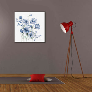 'Secret Garden Bouquet II Blue' by Katrina Pete, Giclee Canvas Wall Art,26x26