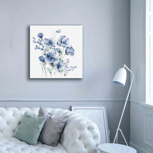 'Secret Garden Bouquet II Blue' by Katrina Pete, Giclee Canvas Wall Art,37x37