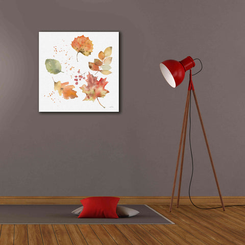 Image of 'Falling Leaves I' by Katrina Pete, Giclee Canvas Wall Art,26x26