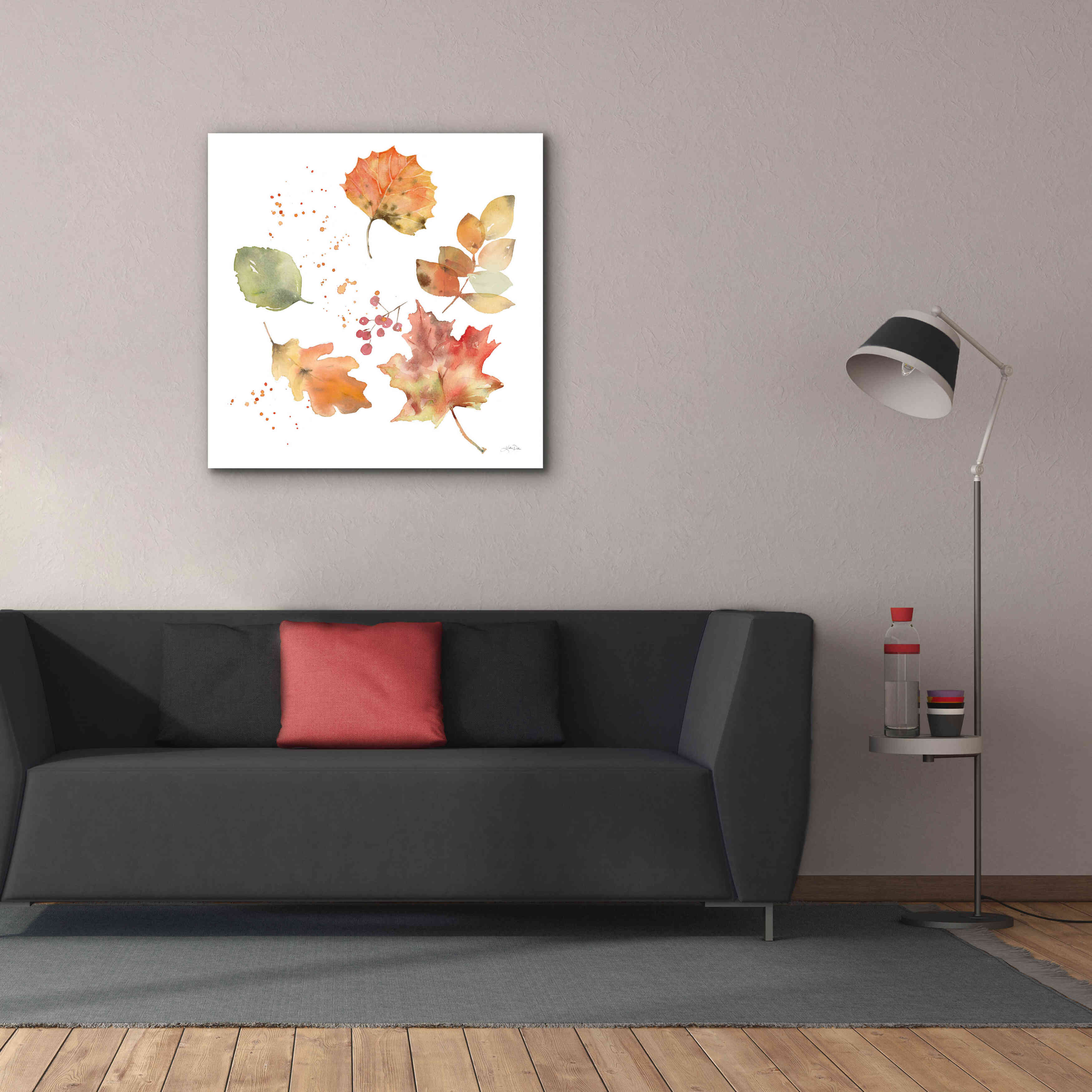 'Falling Leaves I' by Katrina Pete, Giclee Canvas Wall Art,37x37