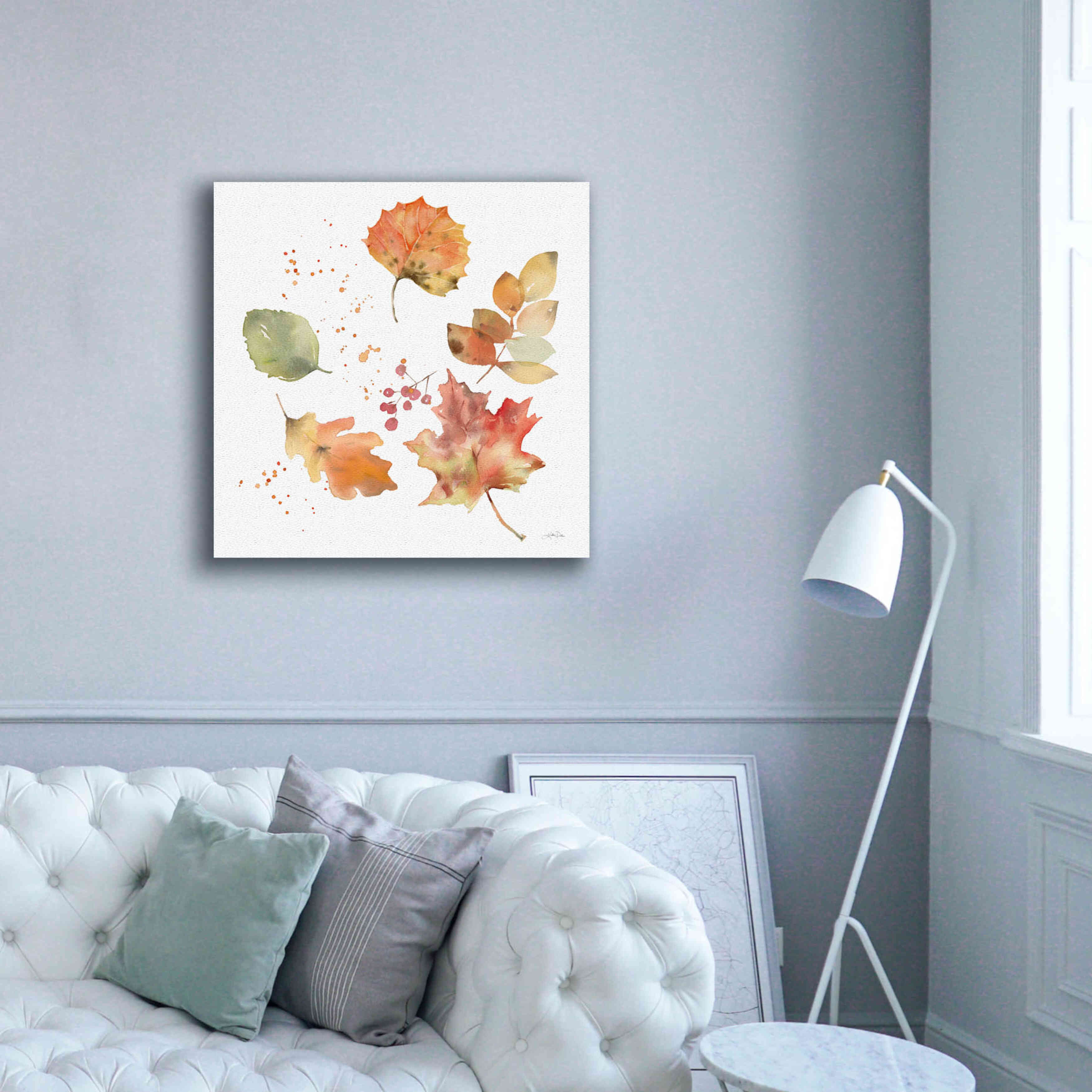 'Falling Leaves I' by Katrina Pete, Giclee Canvas Wall Art,37x37