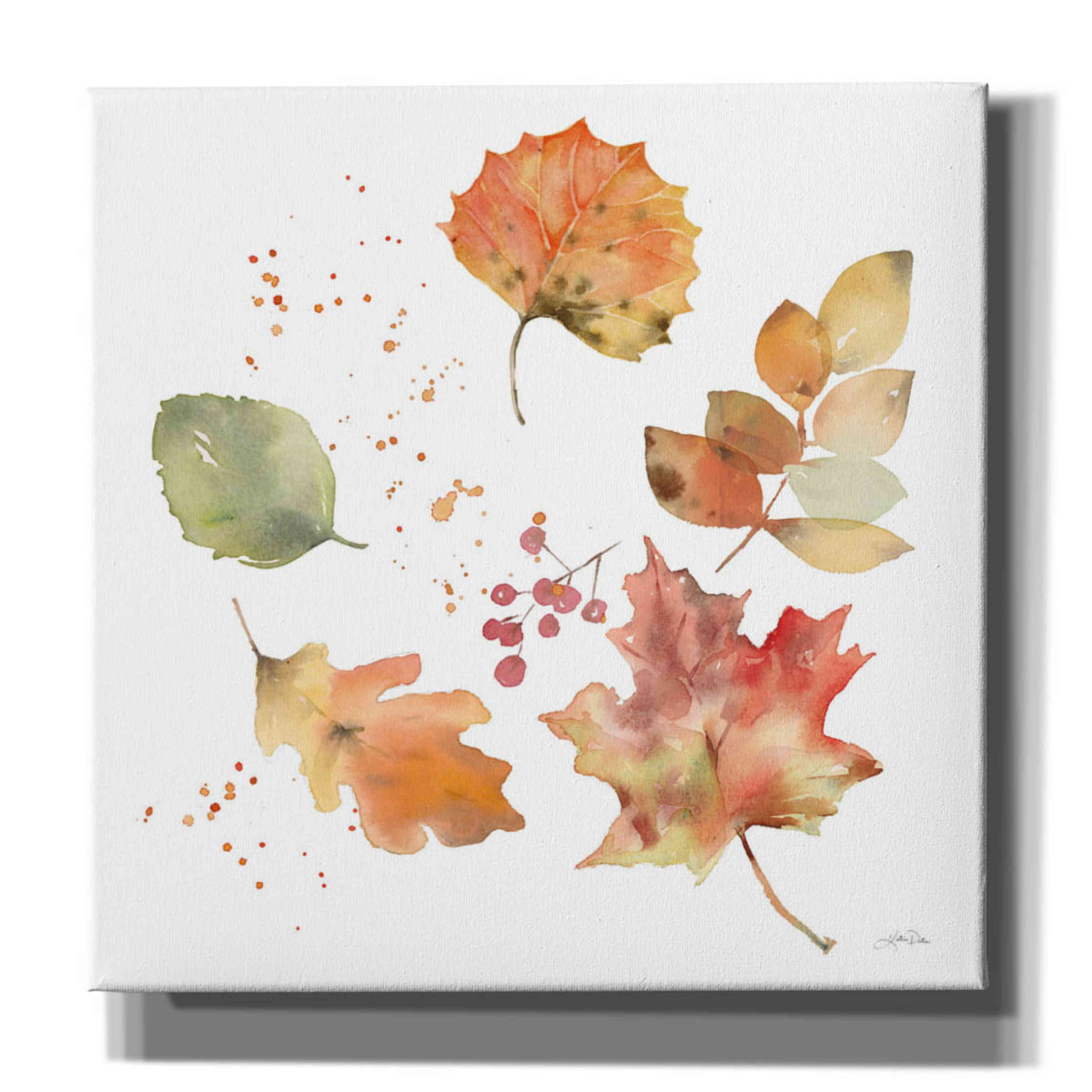 'Falling Leaves I' by Katrina Pete, Giclee Canvas Wall Art