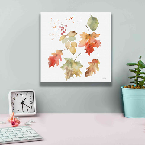 Image of 'Falling Leaves II' by Katrina Pete, Giclee Canvas Wall Art,12x12