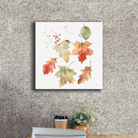 Image of 'Falling Leaves II' by Katrina Pete, Giclee Canvas Wall Art,18x18