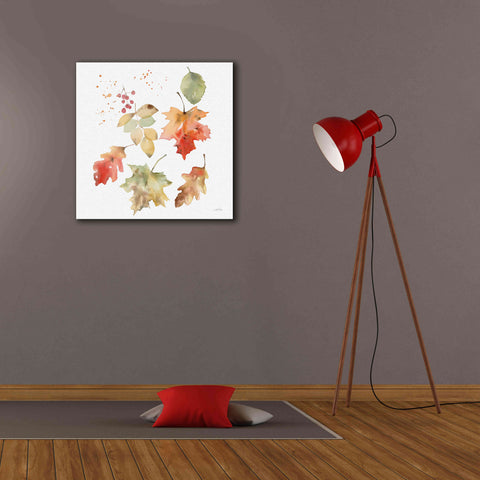 Image of 'Falling Leaves II' by Katrina Pete, Giclee Canvas Wall Art,26x26