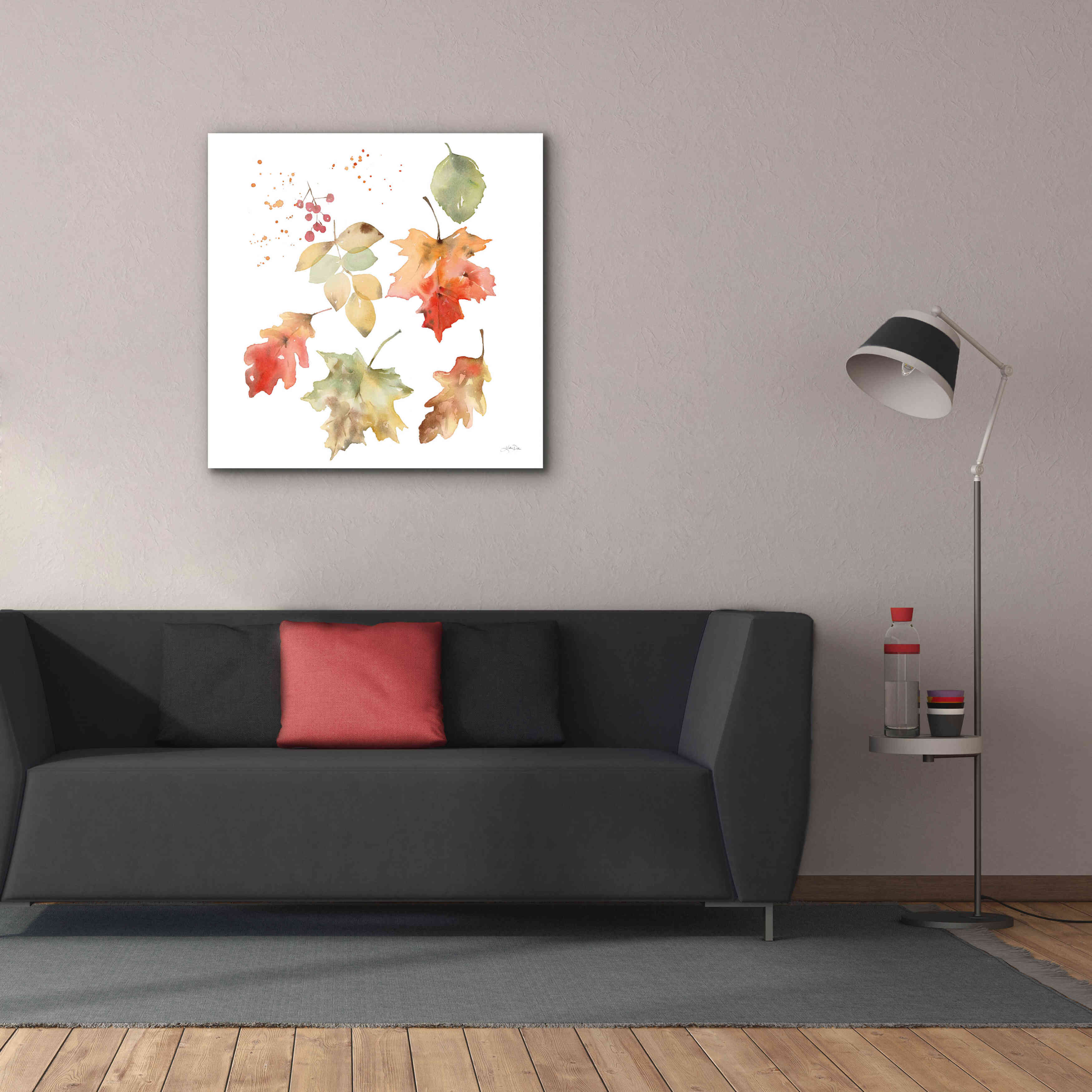 'Falling Leaves II' by Katrina Pete, Giclee Canvas Wall Art,37x37