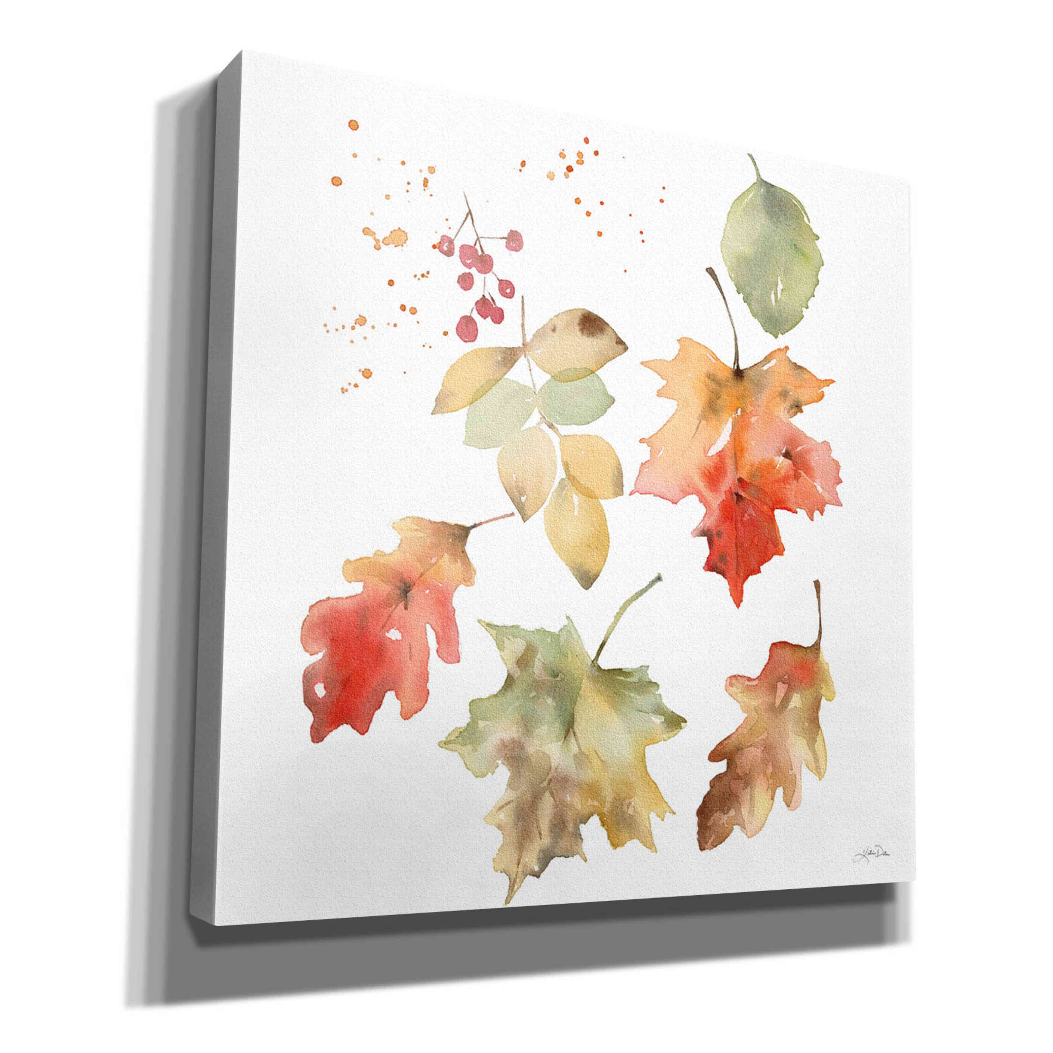 'Falling Leaves II' by Katrina Pete, Giclee Canvas Wall Art