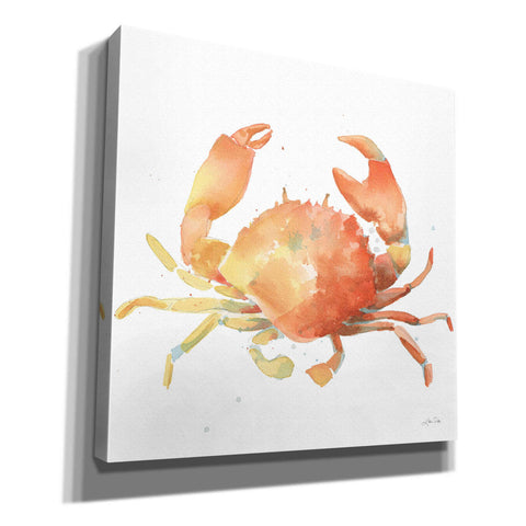Image of 'Summertime Crab' by Katrina Pete, Giclee Canvas Wall Art