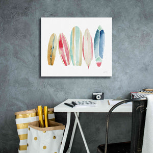 'Surfboards in a Row' by Katrina Pete, Giclee Canvas Wall Art,24x20