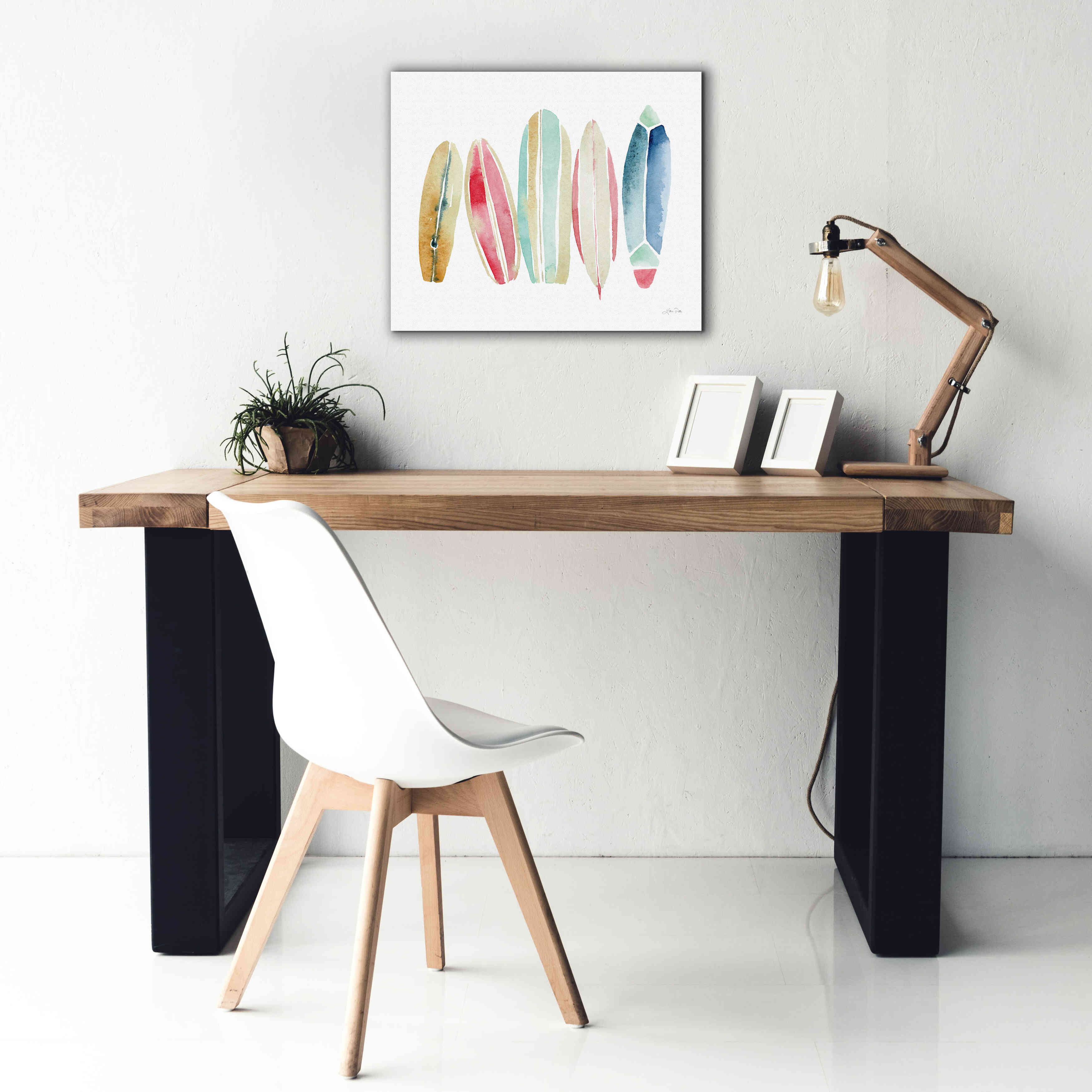 'Surfboards in a Row' by Katrina Pete, Giclee Canvas Wall Art,24x20