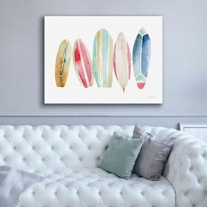 'Surfboards in a Row' by Katrina Pete, Giclee Canvas Wall Art,54x40
