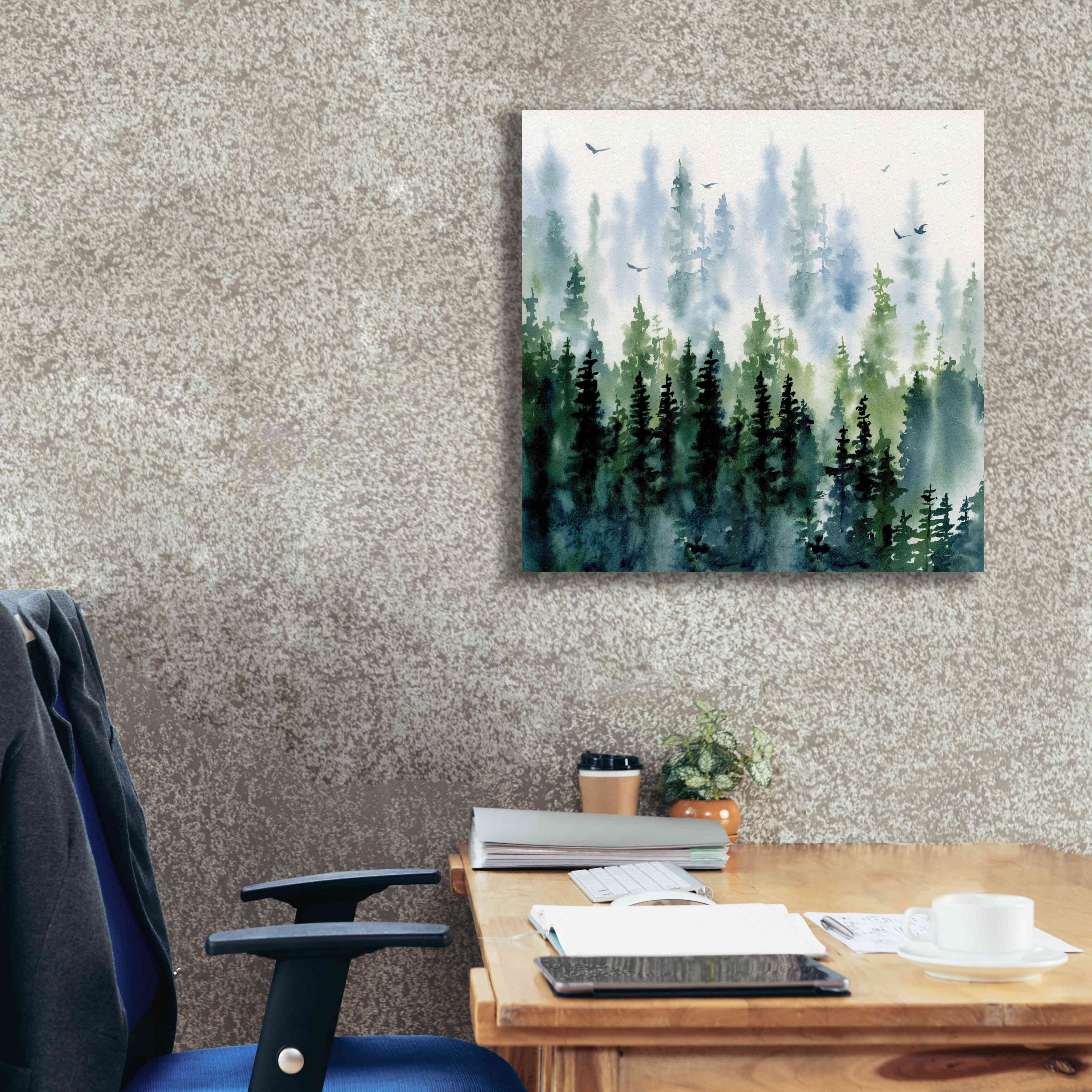 'Evening Treeline Sq' by Katrina Pete, Giclee Canvas Wall Art,26x26