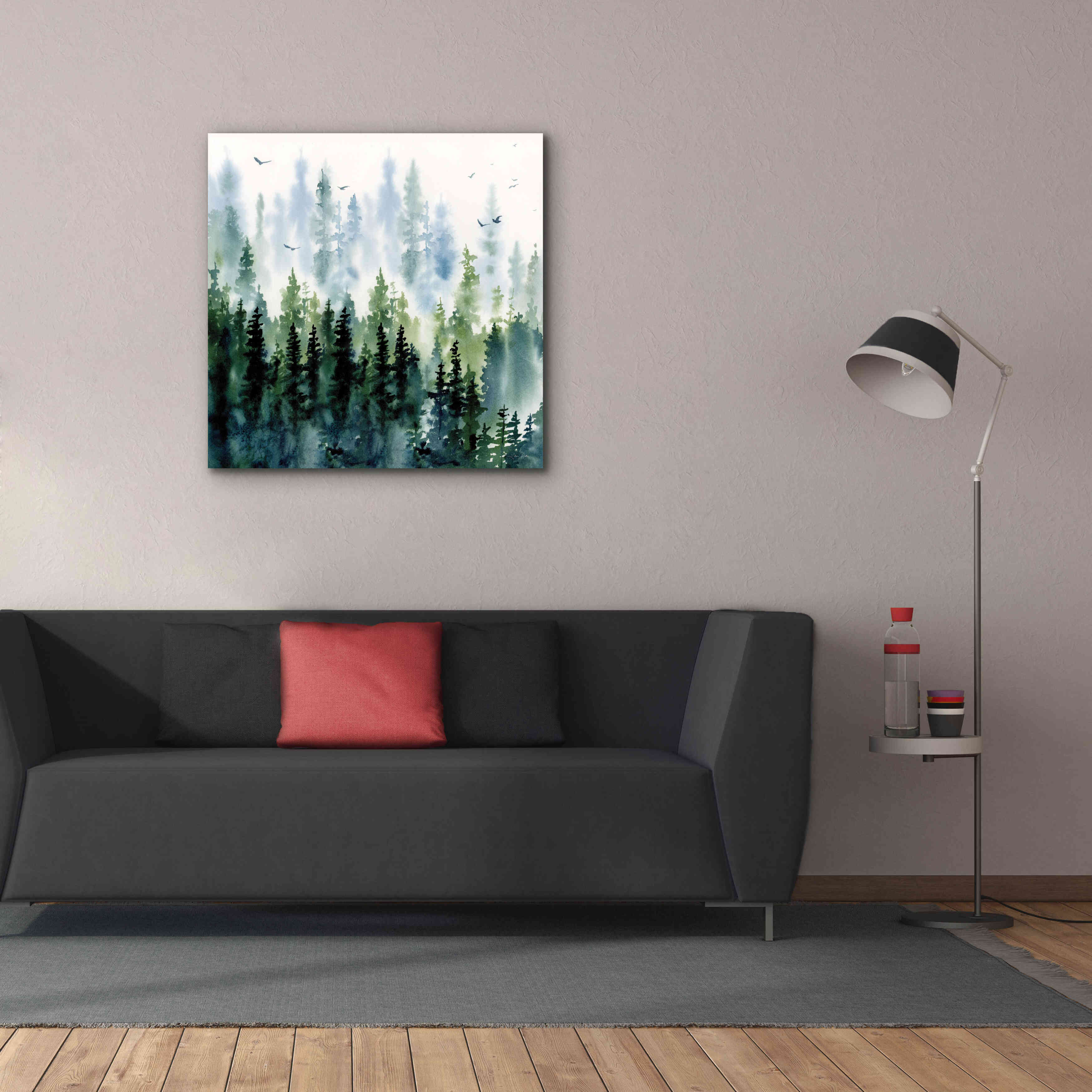 'Evening Treeline Sq' by Katrina Pete, Giclee Canvas Wall Art,37x37