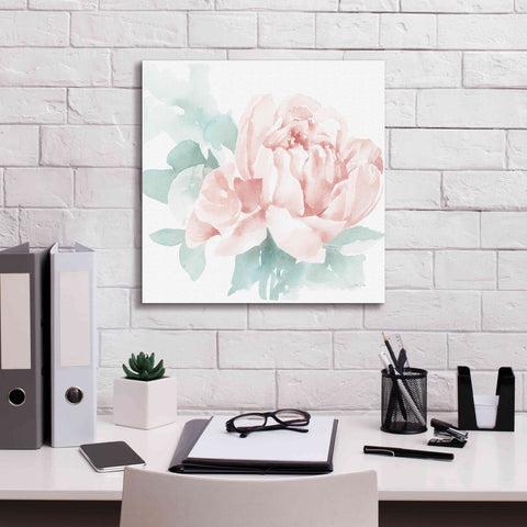 Image of 'Poetic Blooming I Pink' by Katrina Pete, Giclee Canvas Wall Art,18x18