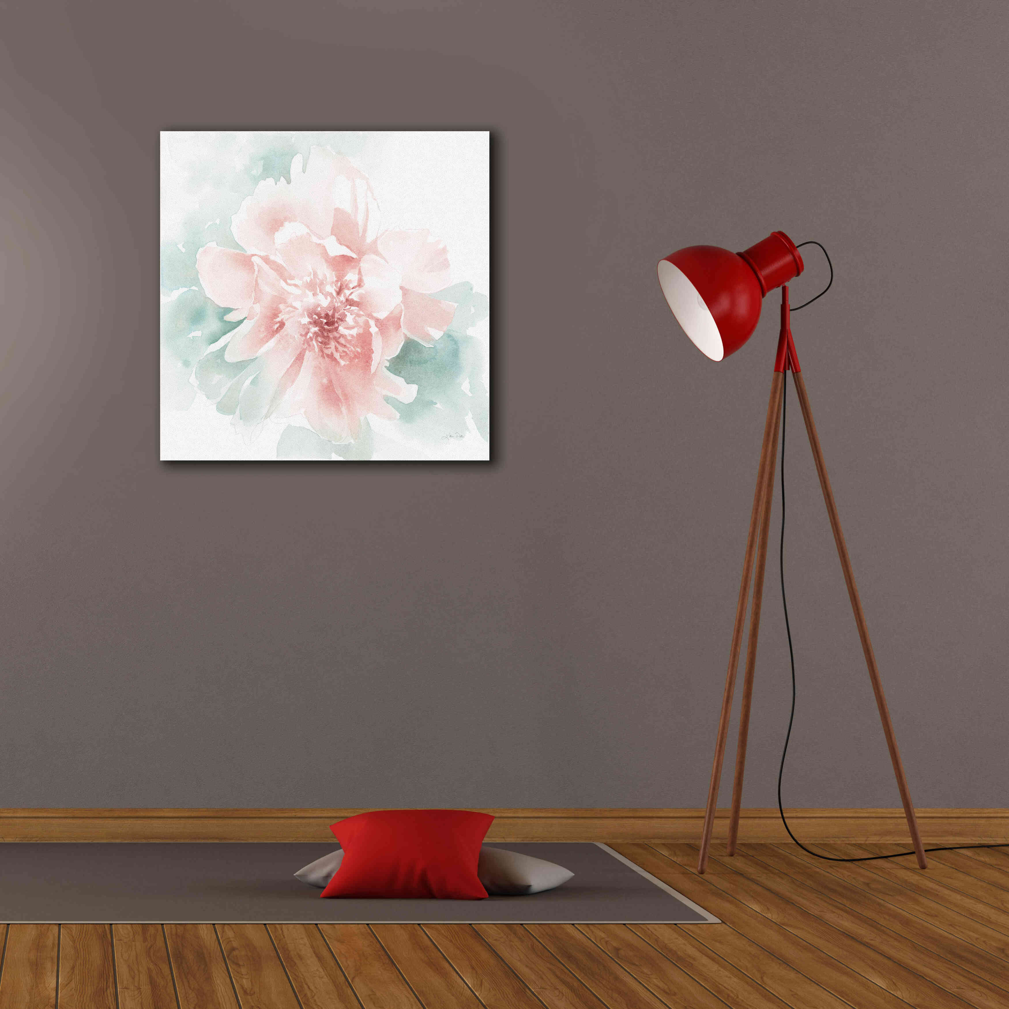 'Poetic Blooming II Pink' by Katrina Pete, Giclee Canvas Wall Art,26x26