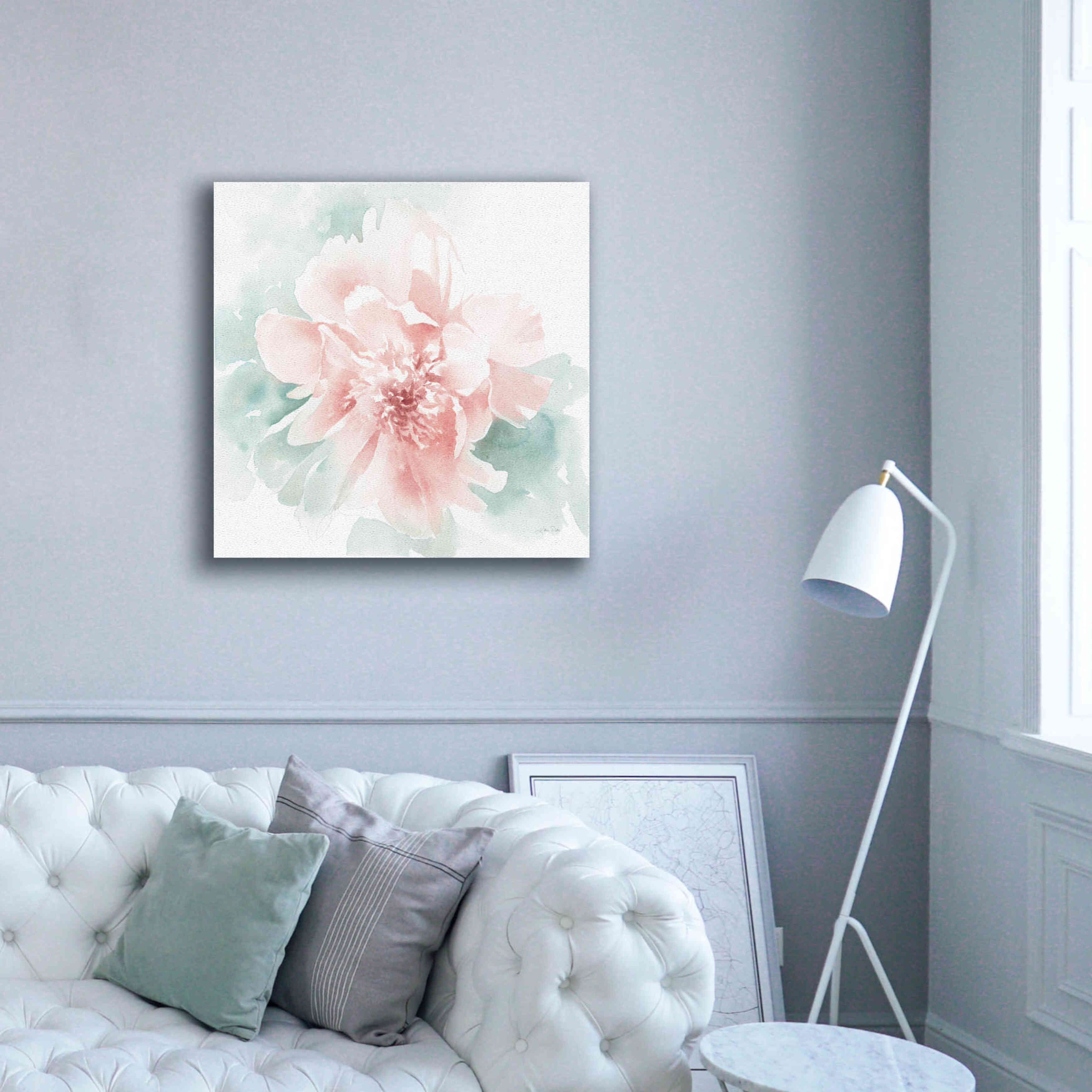 'Poetic Blooming II Pink' by Katrina Pete, Giclee Canvas Wall Art,37x37