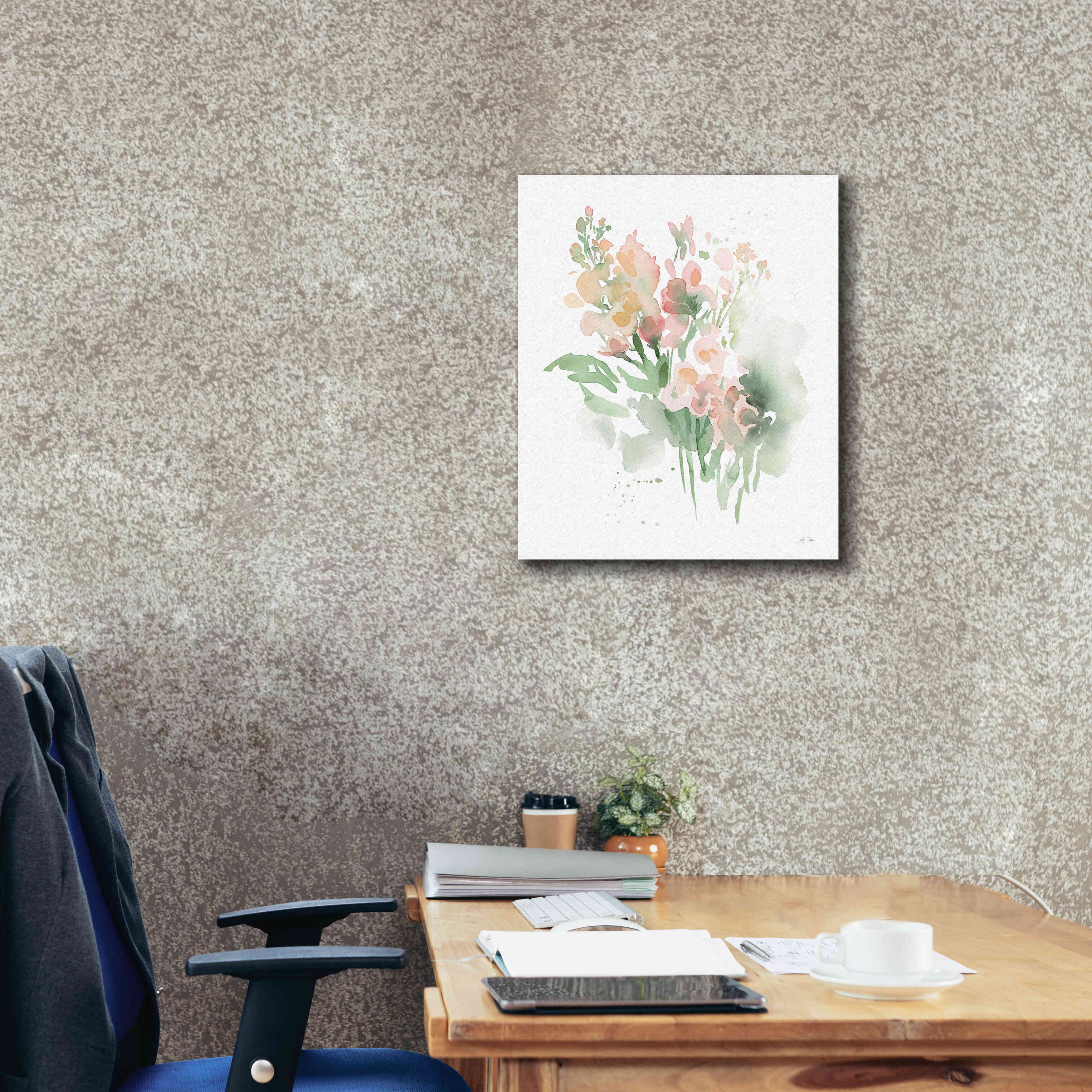 'Vibrant Blooms I' by Katrina Pete, Giclee Canvas Wall Art,20x24