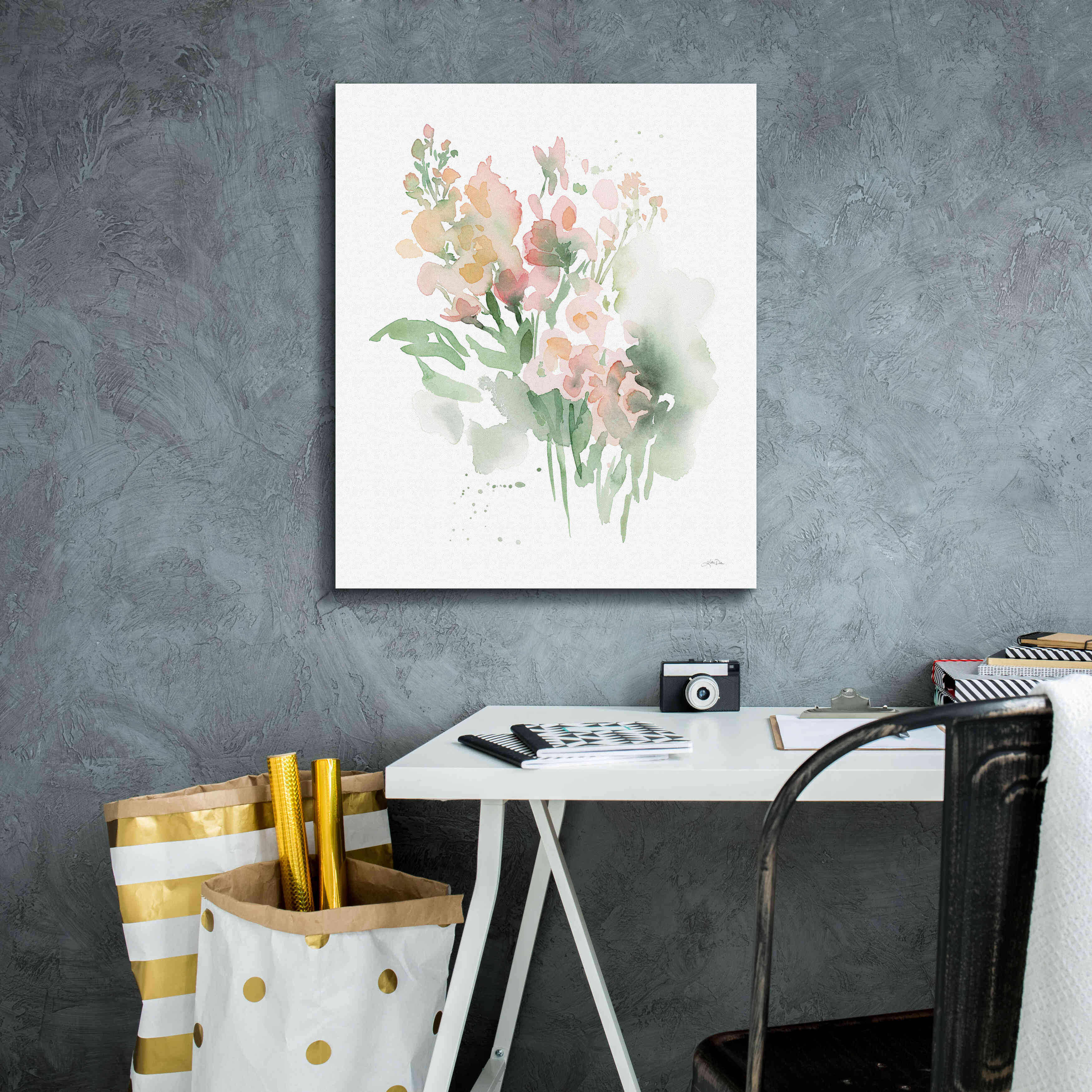 'Vibrant Blooms I' by Katrina Pete, Giclee Canvas Wall Art,20x24