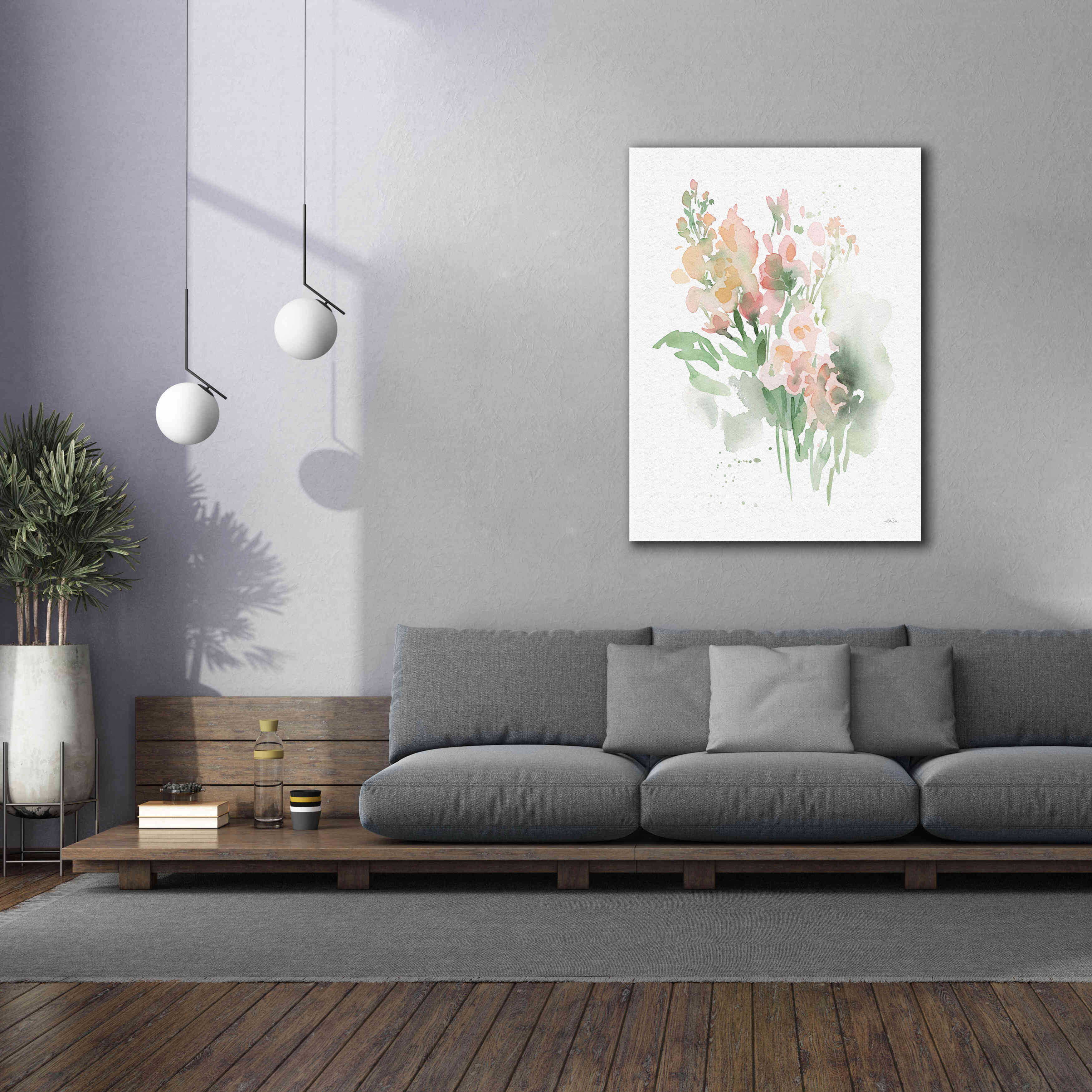 'Vibrant Blooms I' by Katrina Pete, Giclee Canvas Wall Art,40x54