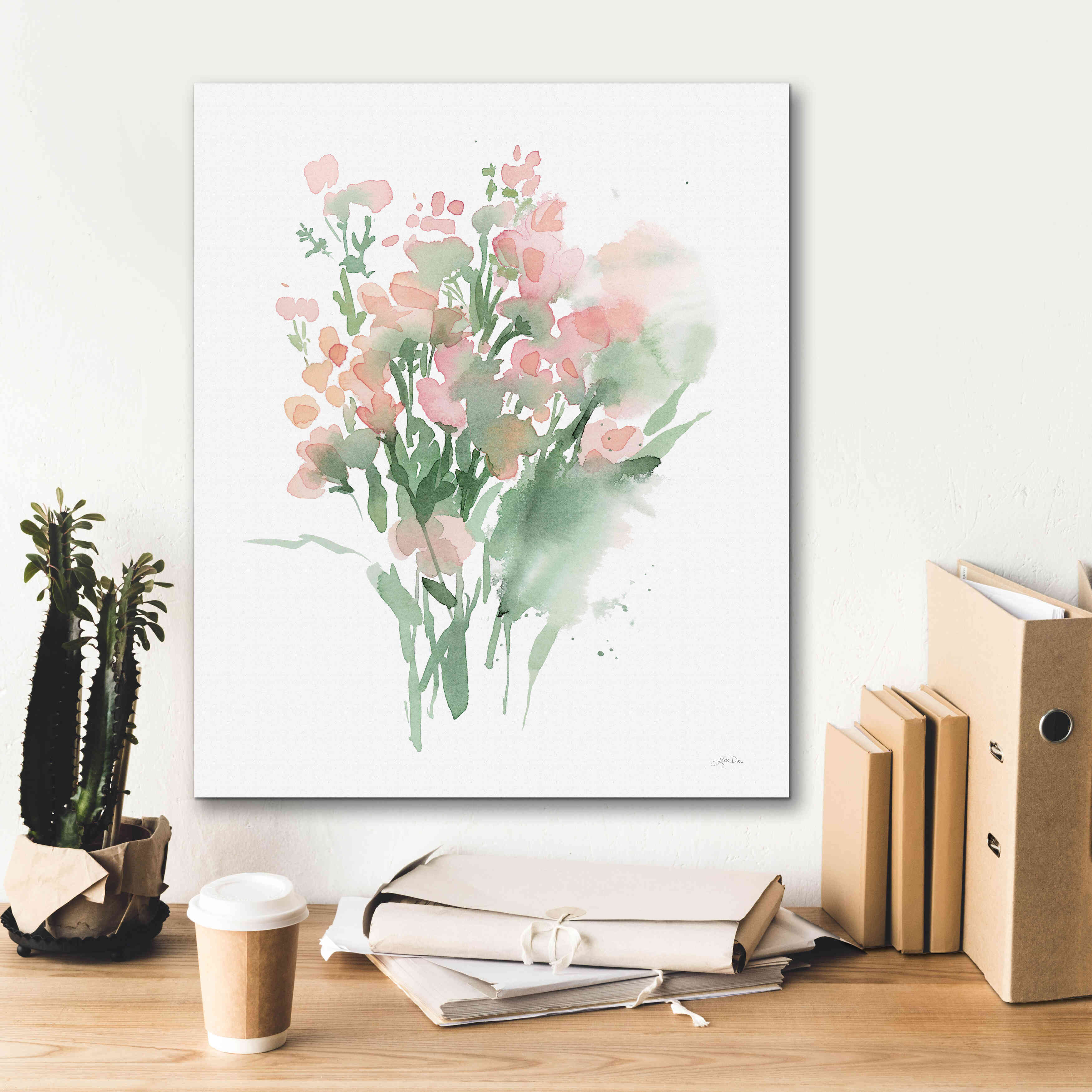 'Vibrant Blooms II' by Katrina Pete, Giclee Canvas Wall Art,20x24