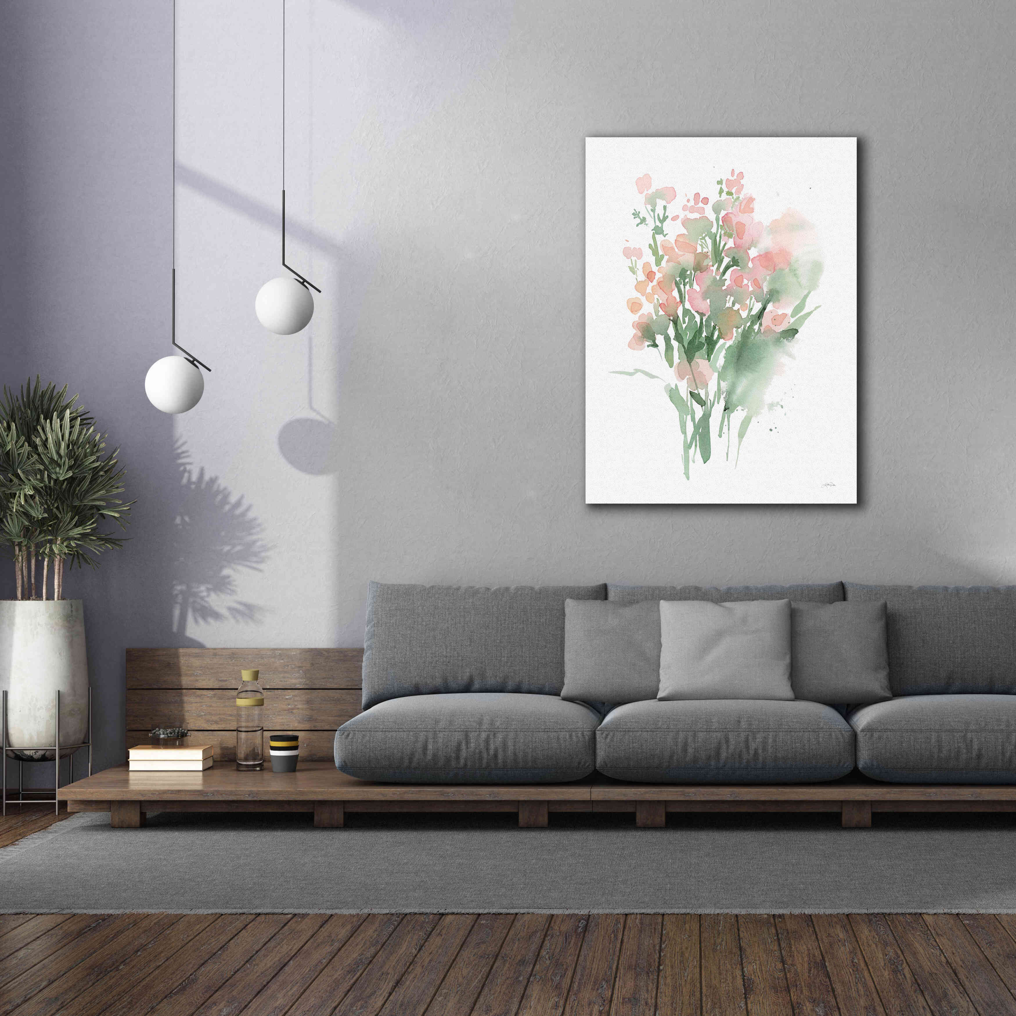 'Vibrant Blooms II' by Katrina Pete, Giclee Canvas Wall Art,40x54
